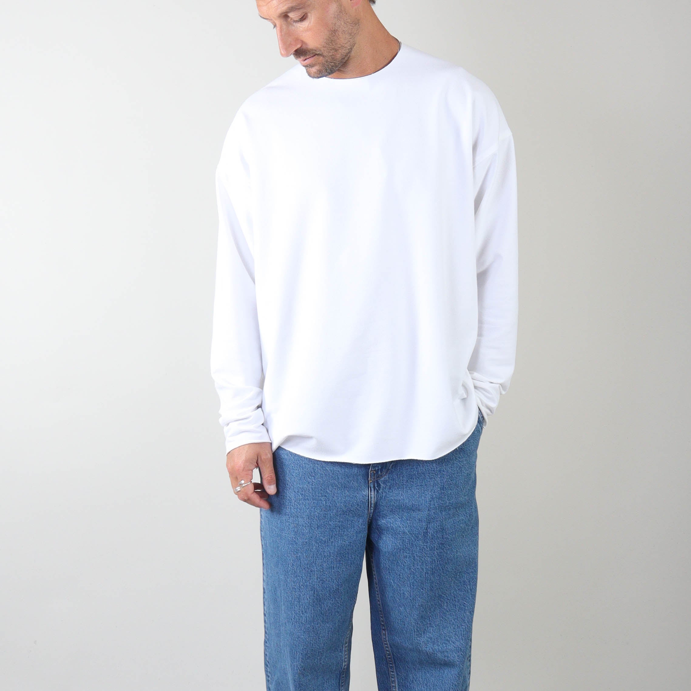PRJCT Turn long white
