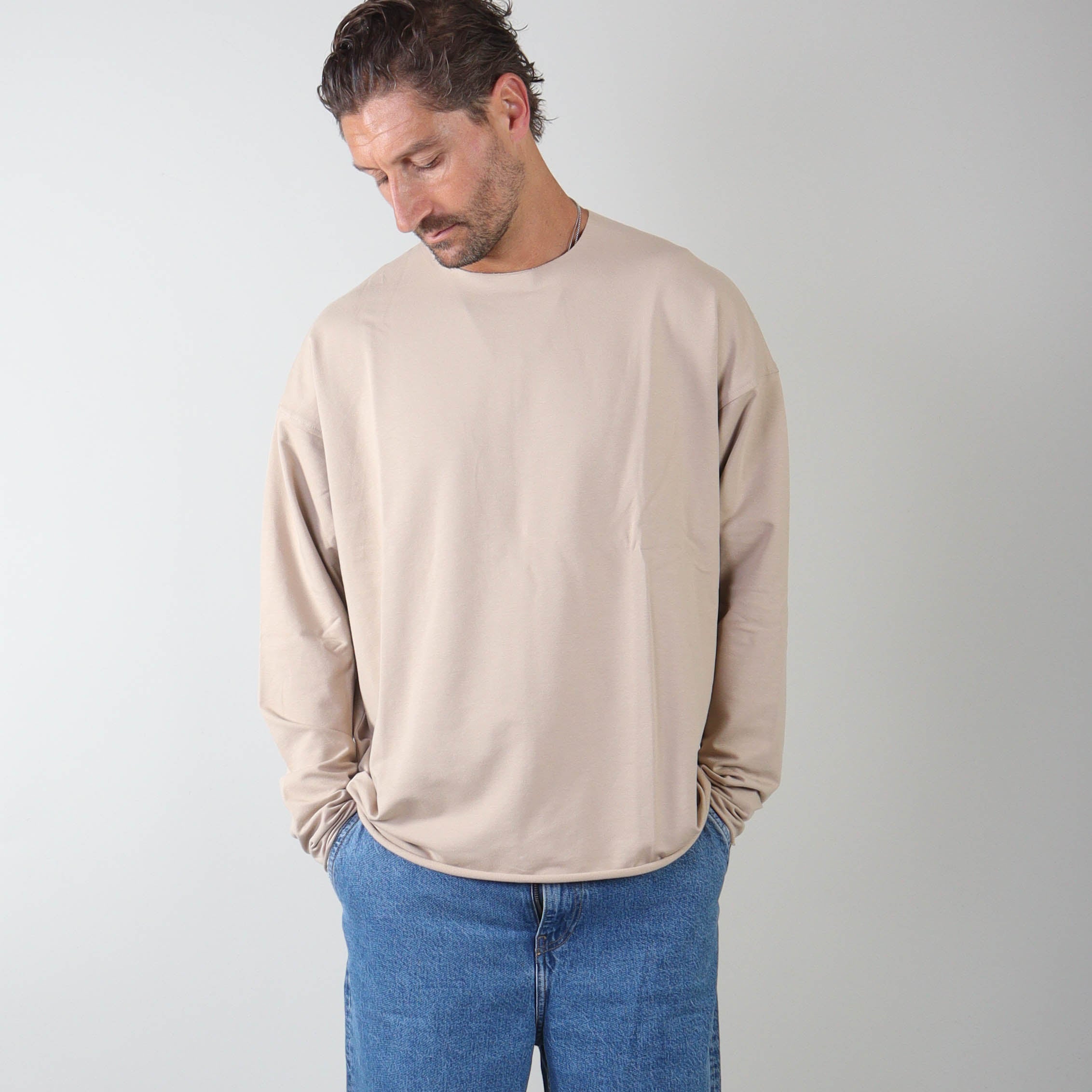 PRJCT Turn long beige