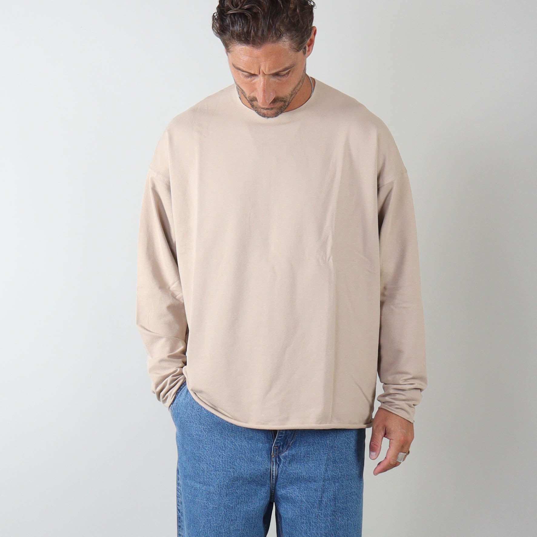 PRJCT Turn long beige