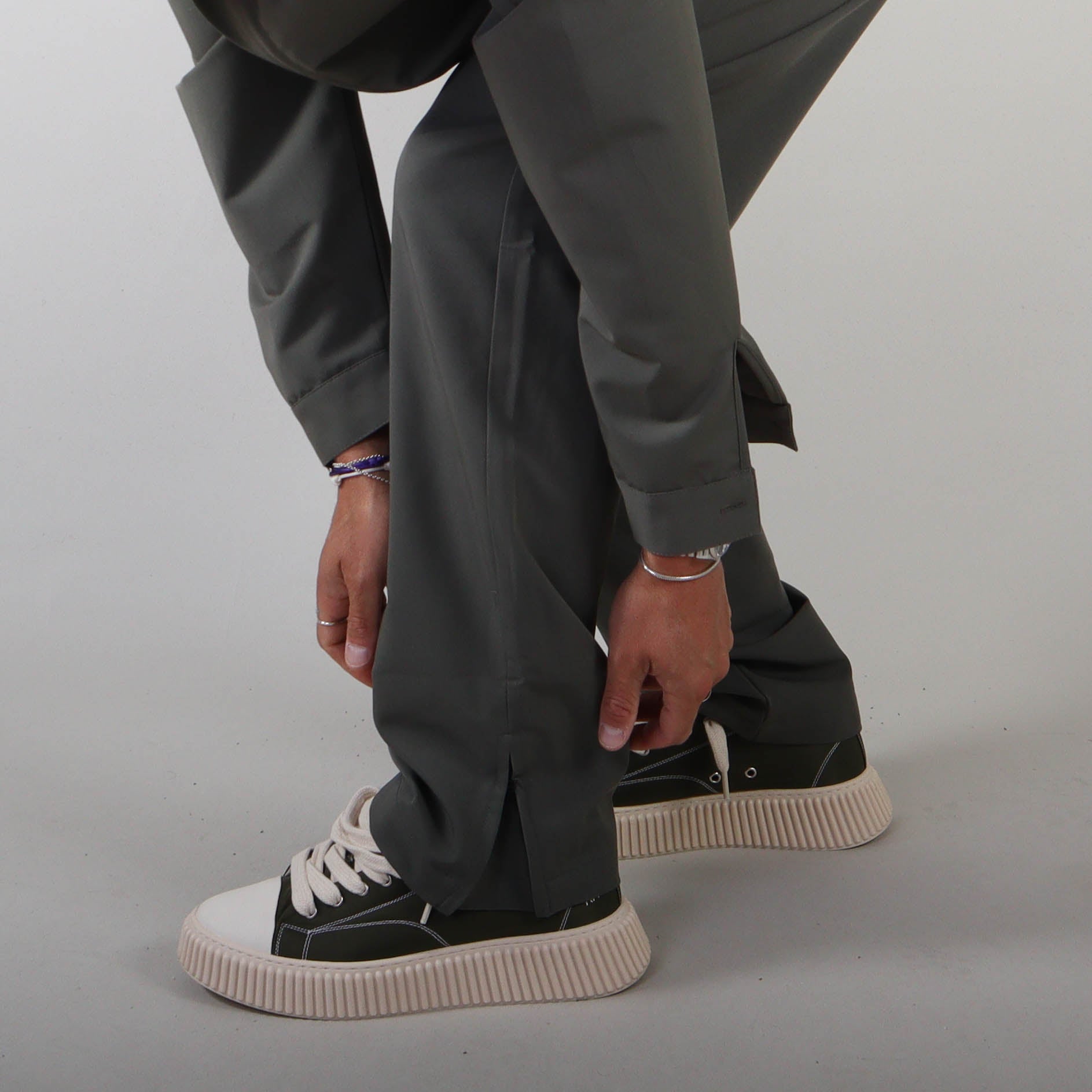 PRJCT pantalon straight green