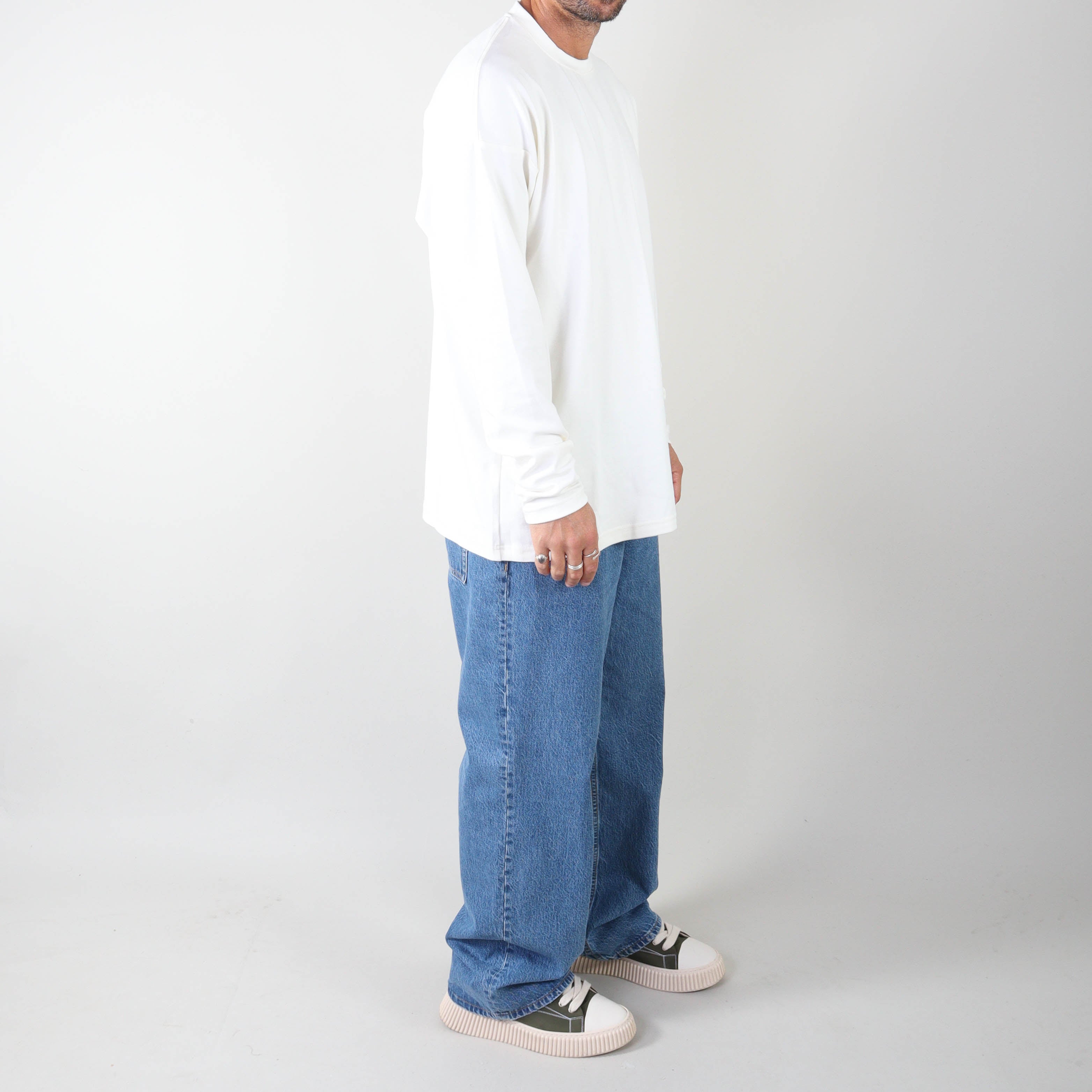 PRJCT Drop longsleeve off white