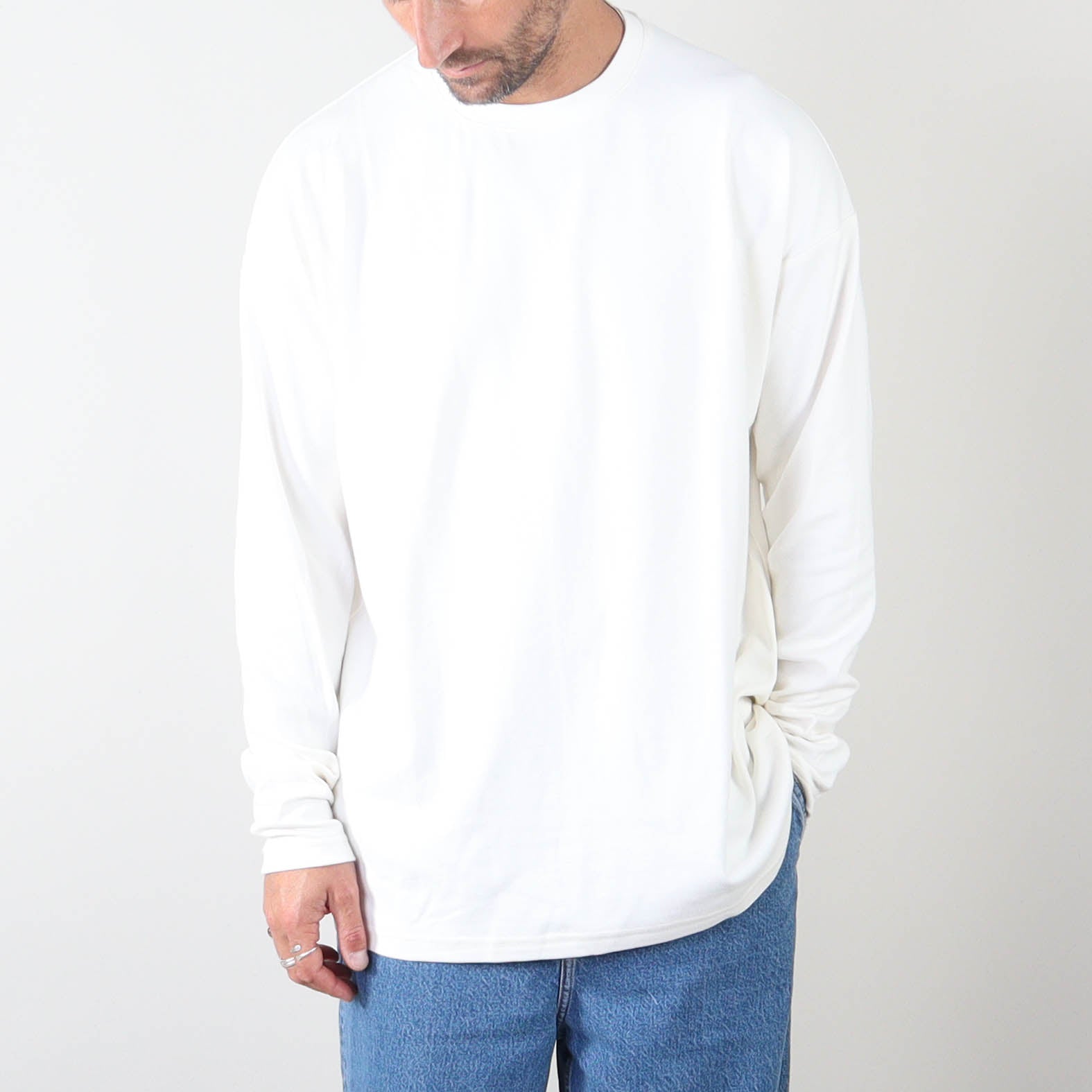 PRJCT Drop longsleeve off white