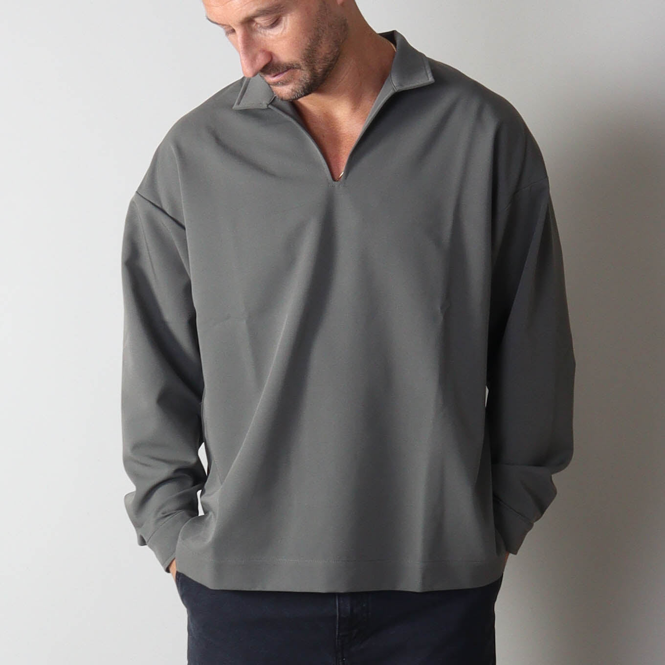 PRJCT zippy v longsleeve light green