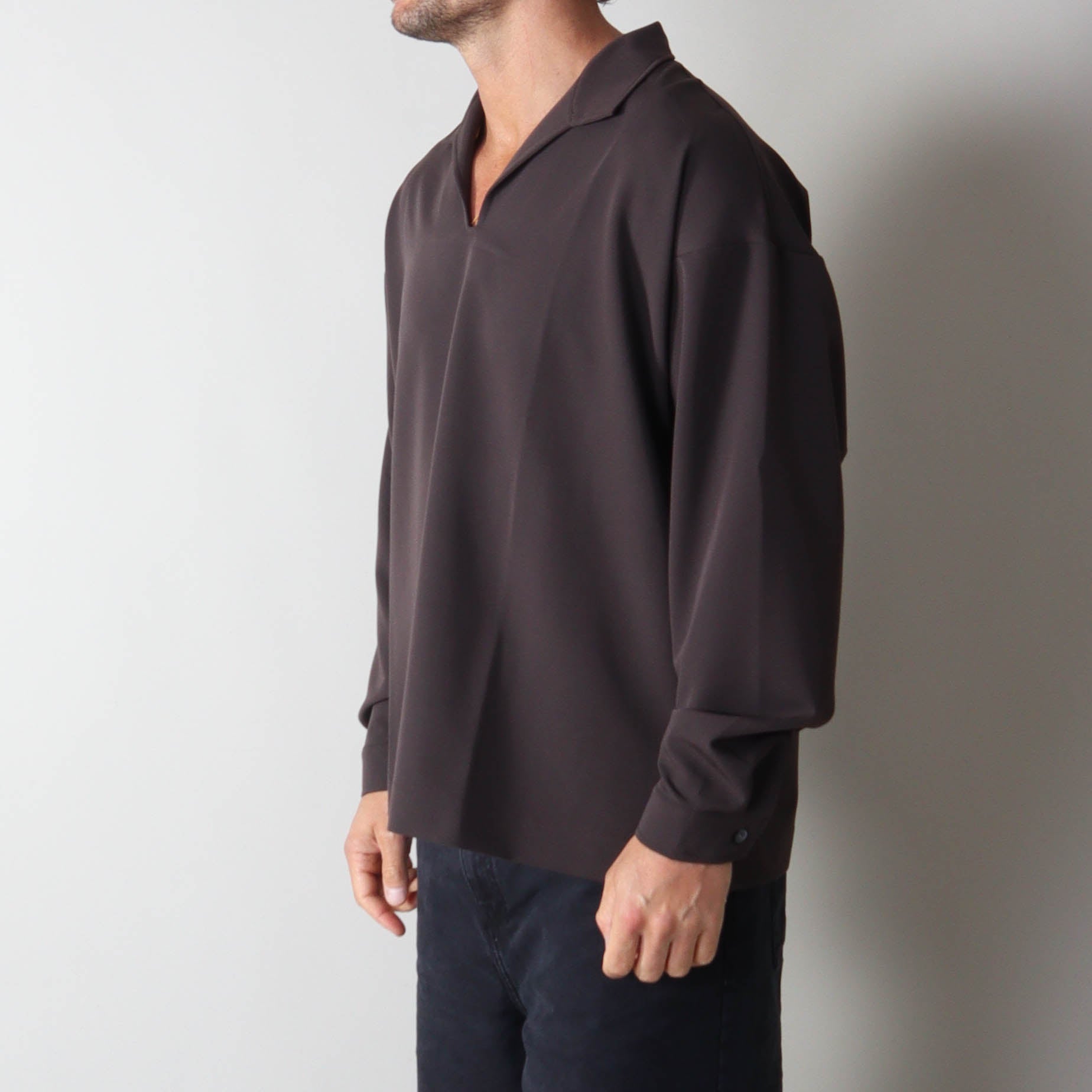 PRJCT zippy v longsleeve brown