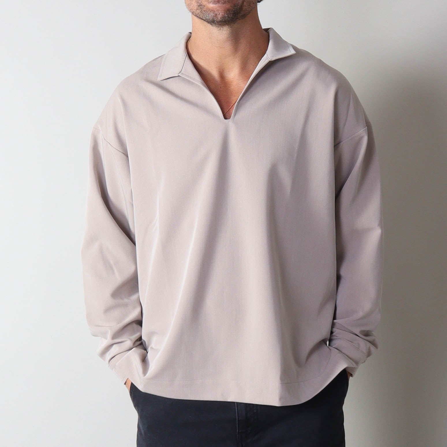 PRJCT zippy v longsleeve sand