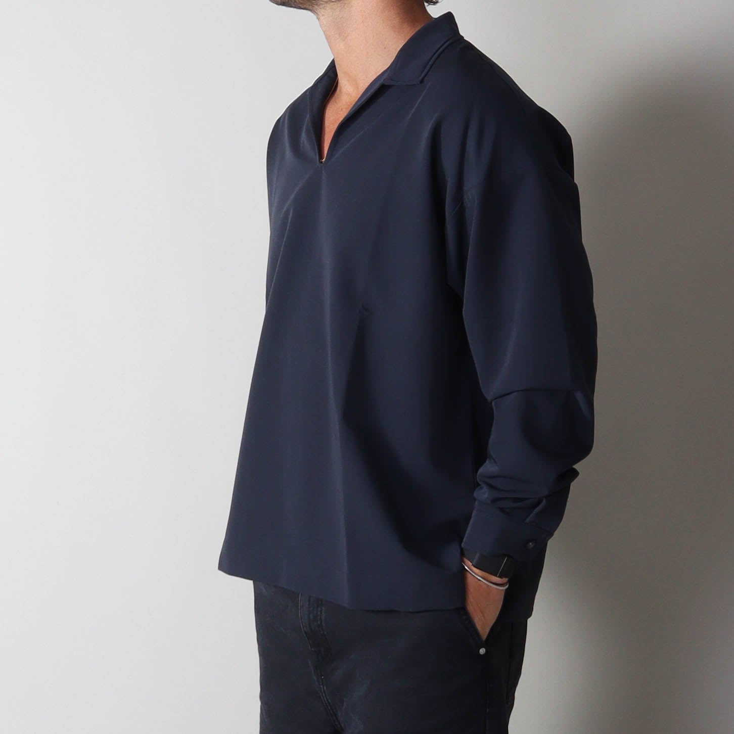 PRJCT zippy v longsleeve navy