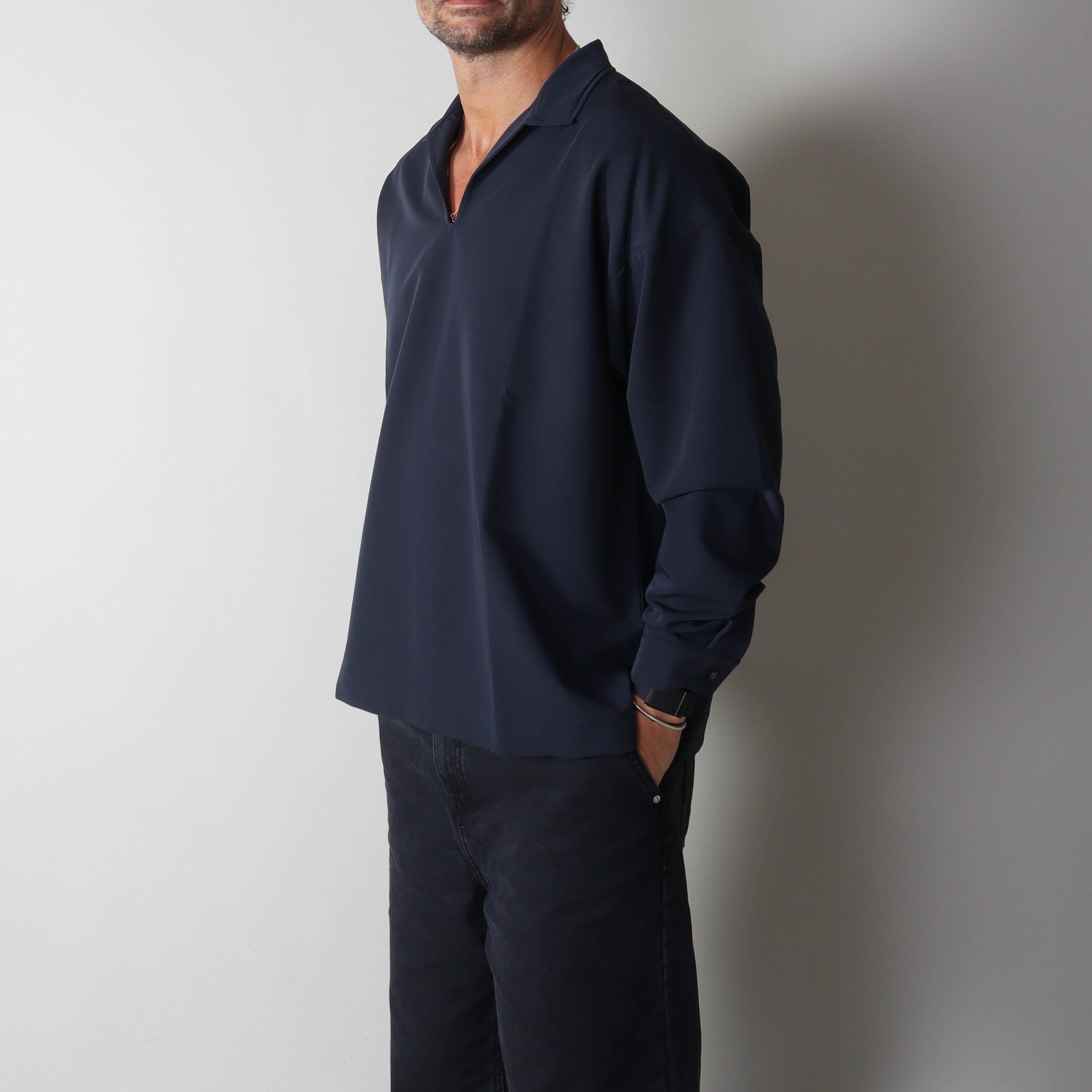 PRJCT zippy v longsleeve navy