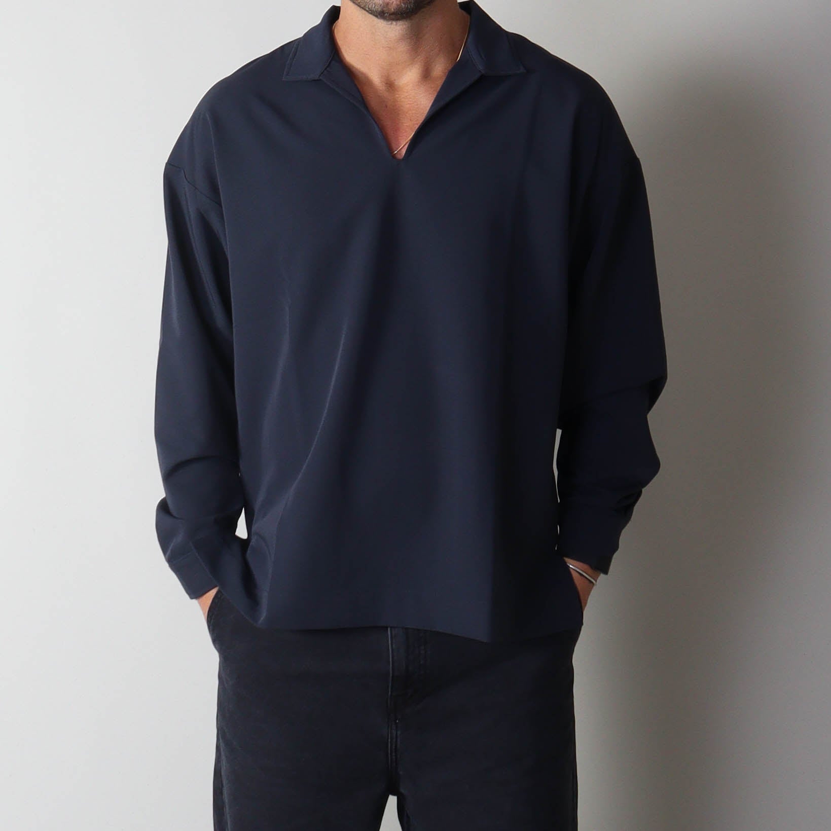 PRJCT zippy v longsleeve navy