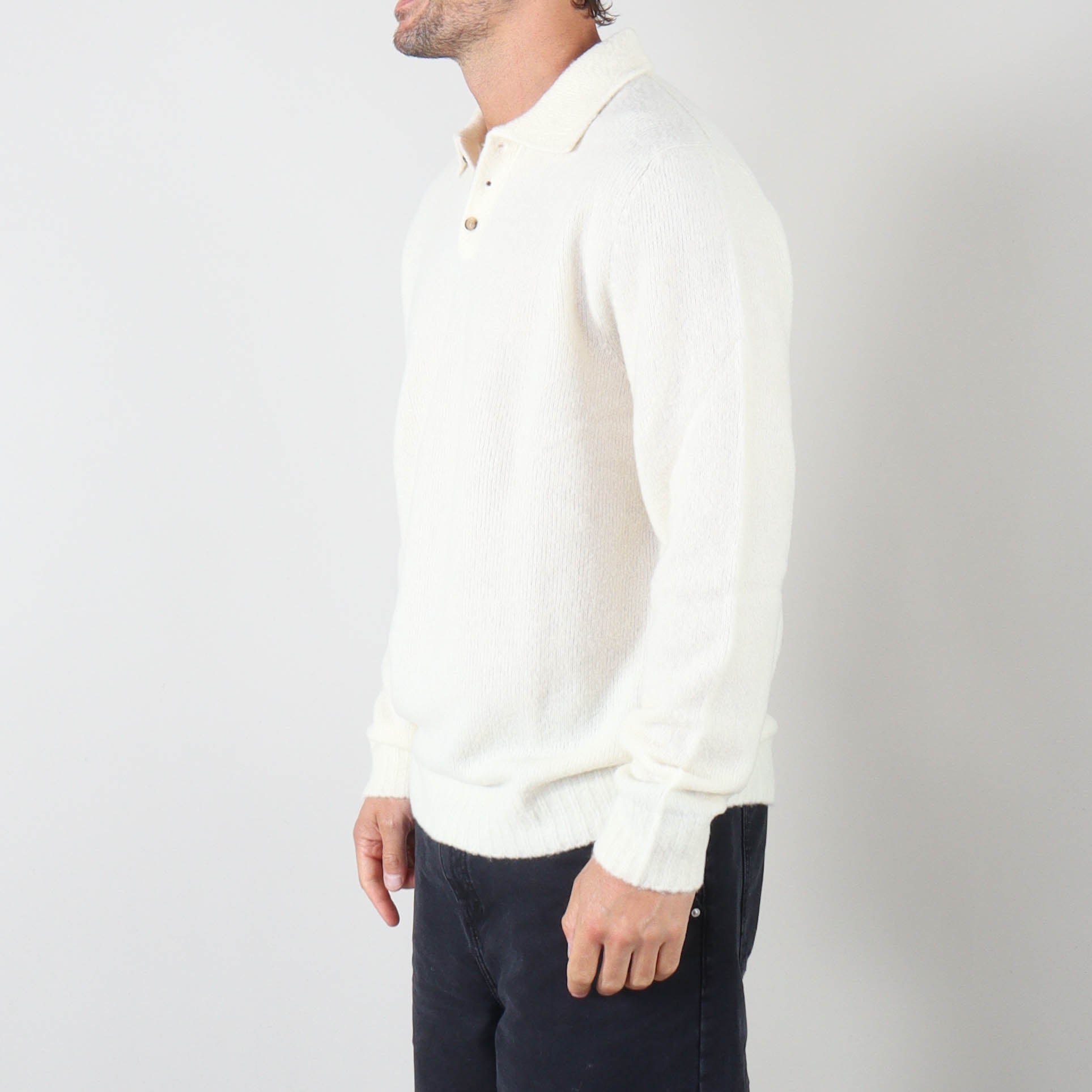 Prjct x scaglione polo boucle off white