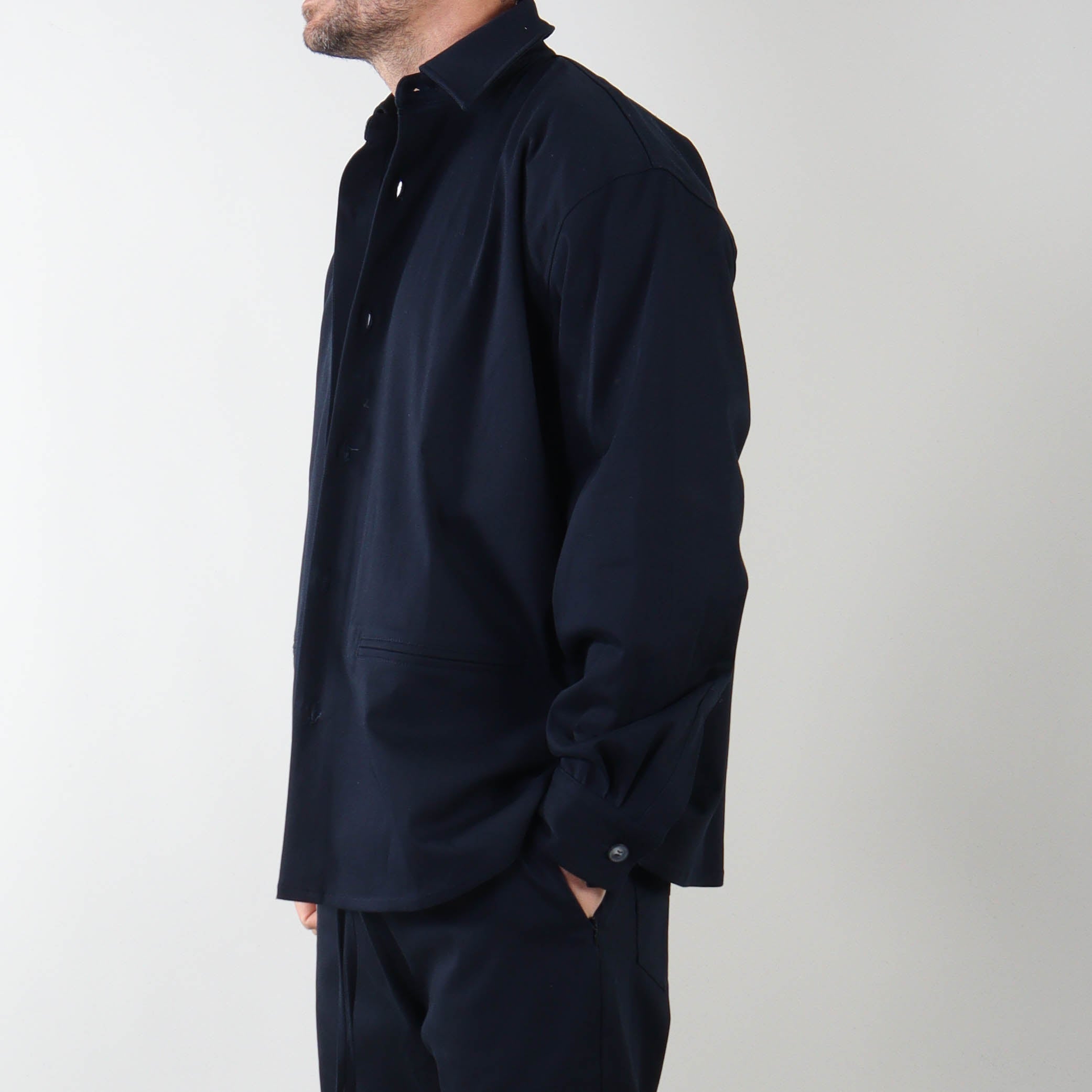 PRJCT heavy cotton jacket navy