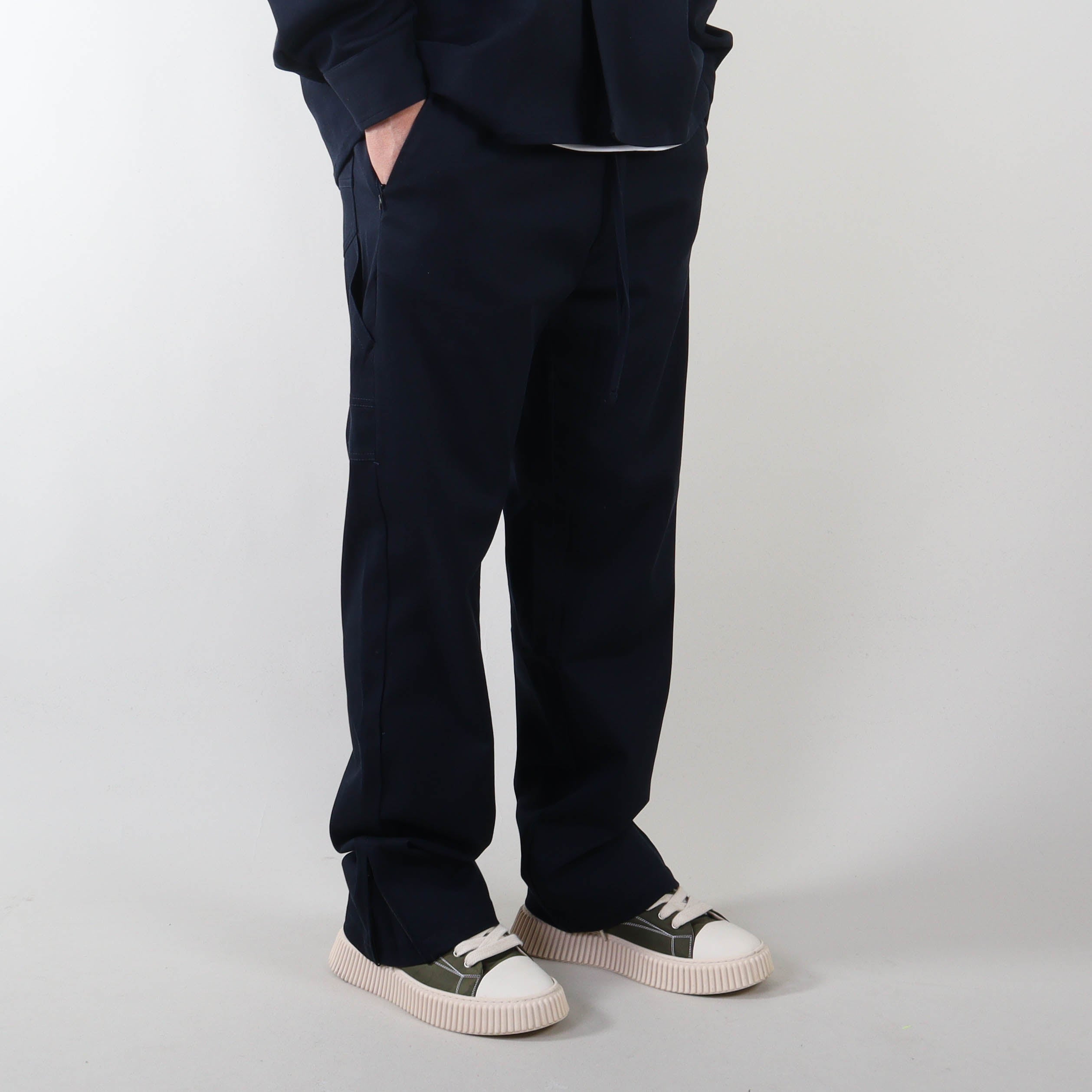 PRJCT heavy cotton pants navy