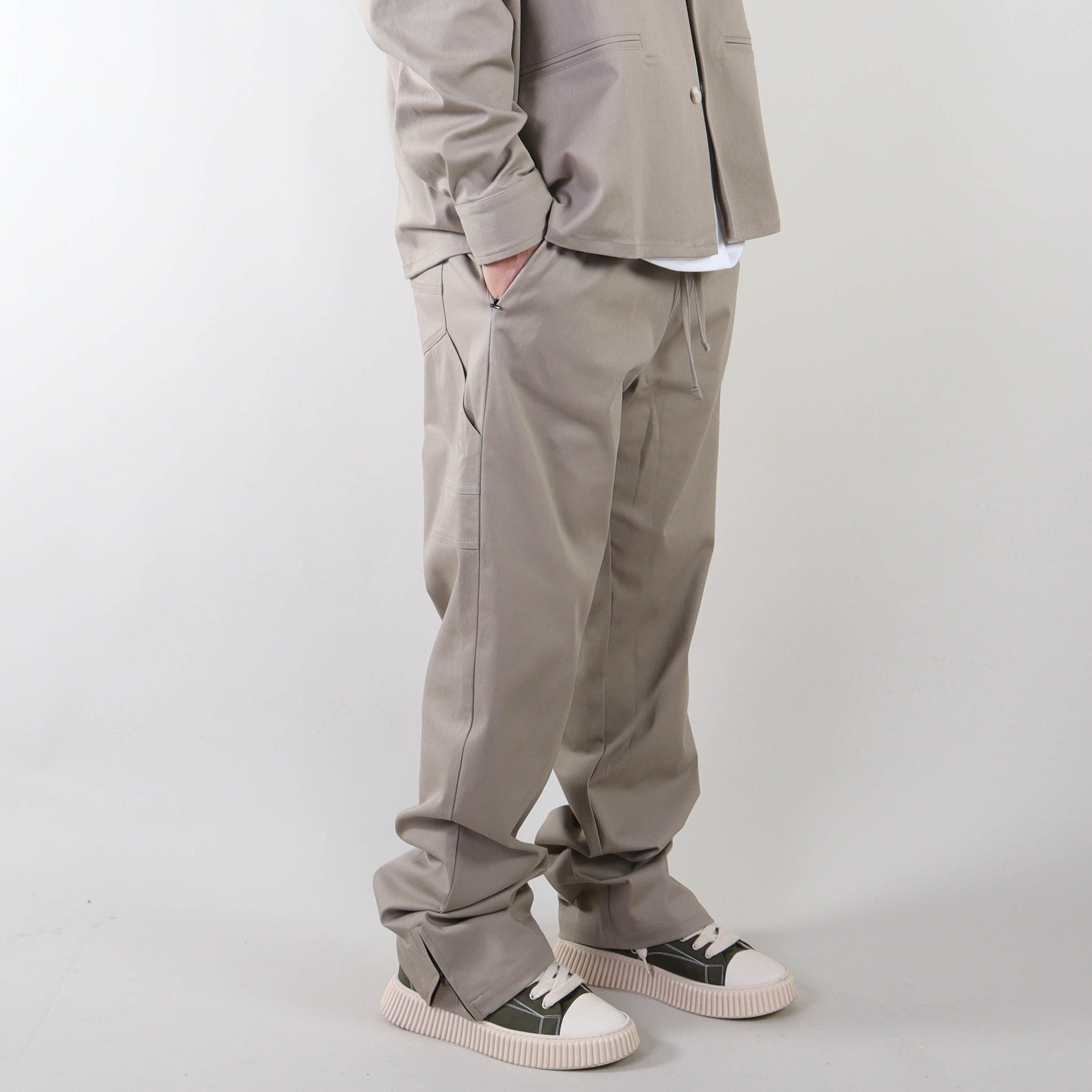 PRJCT heavy cotton pants sand