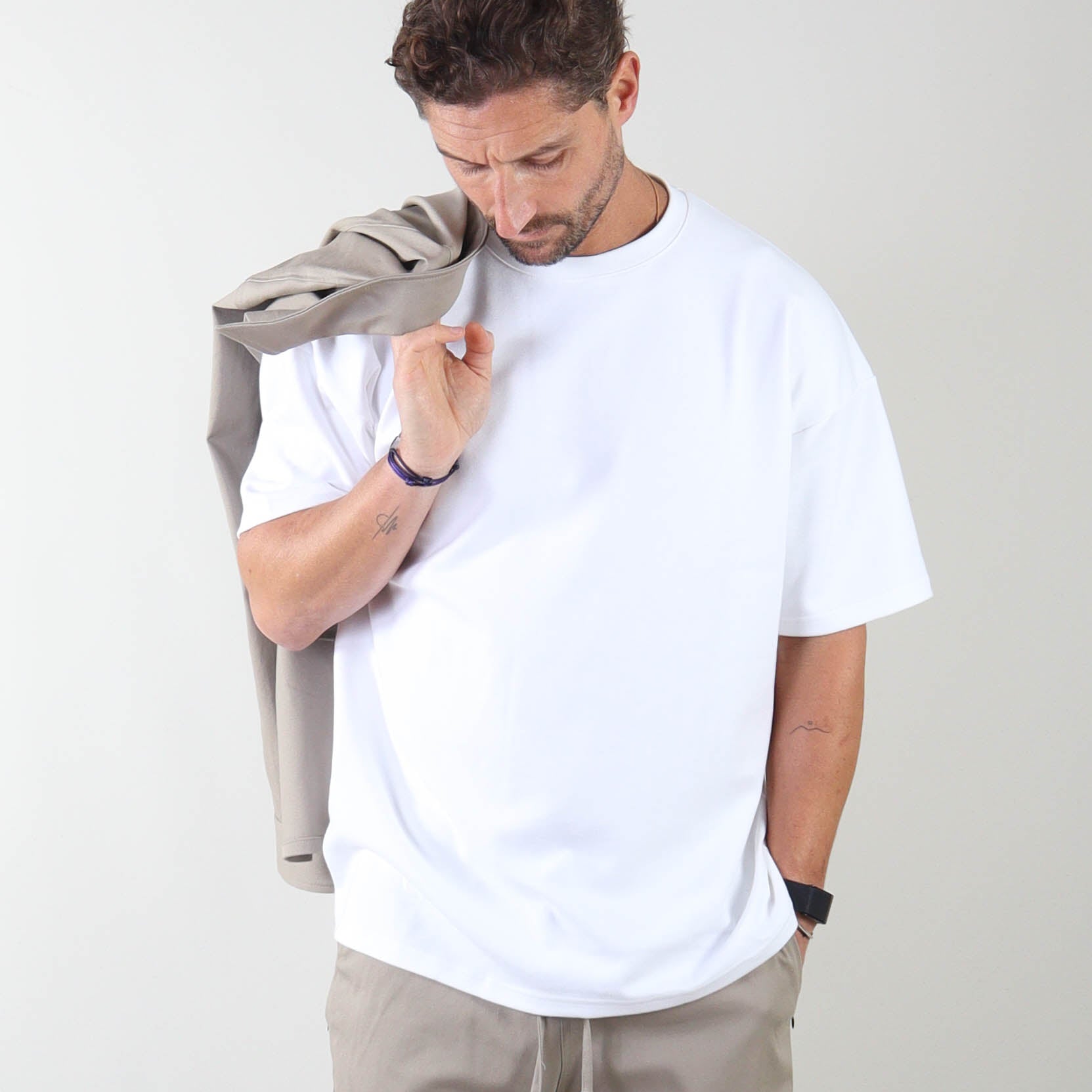 PRJCT heavy cotton jacket sand