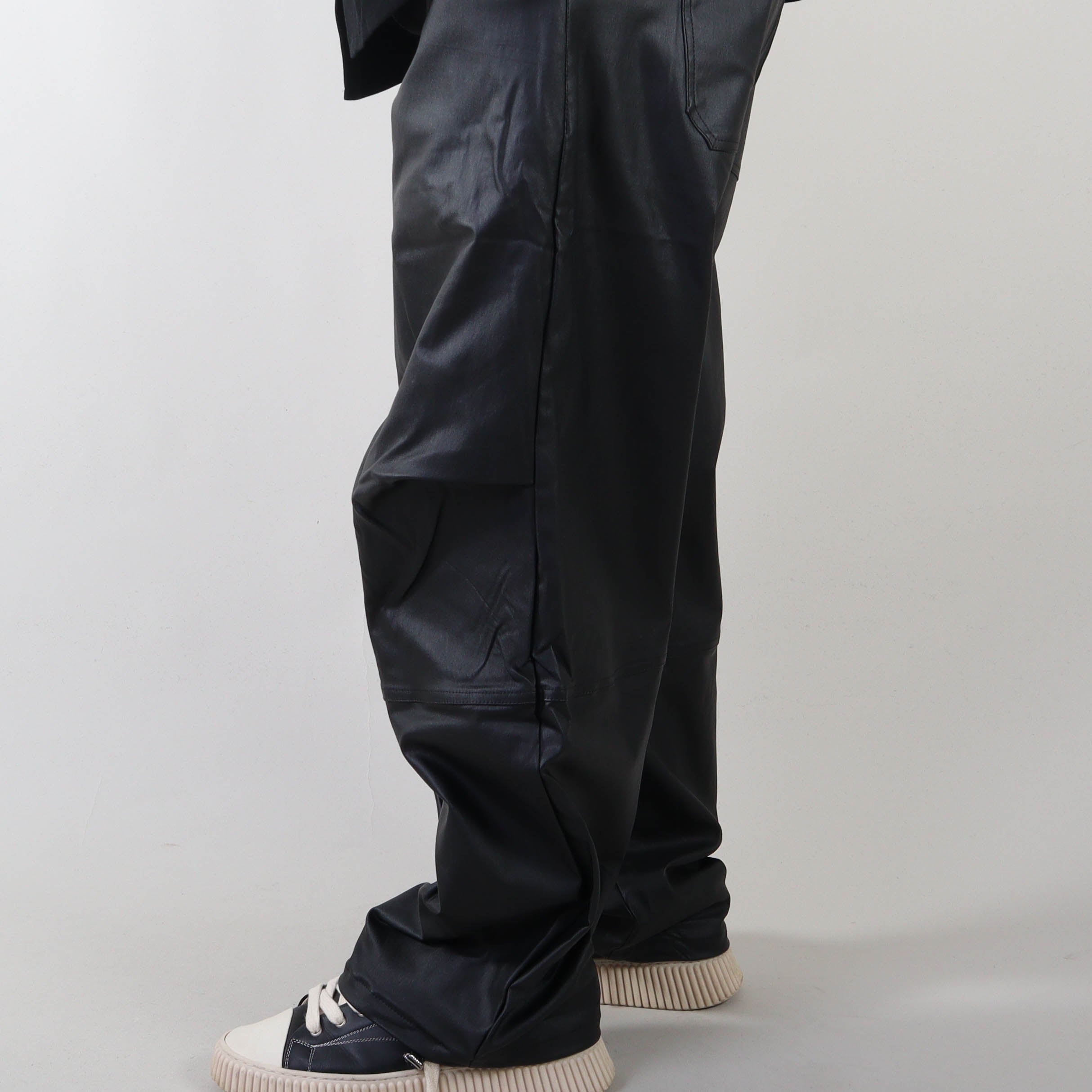 PRJCT parachute pants wax black