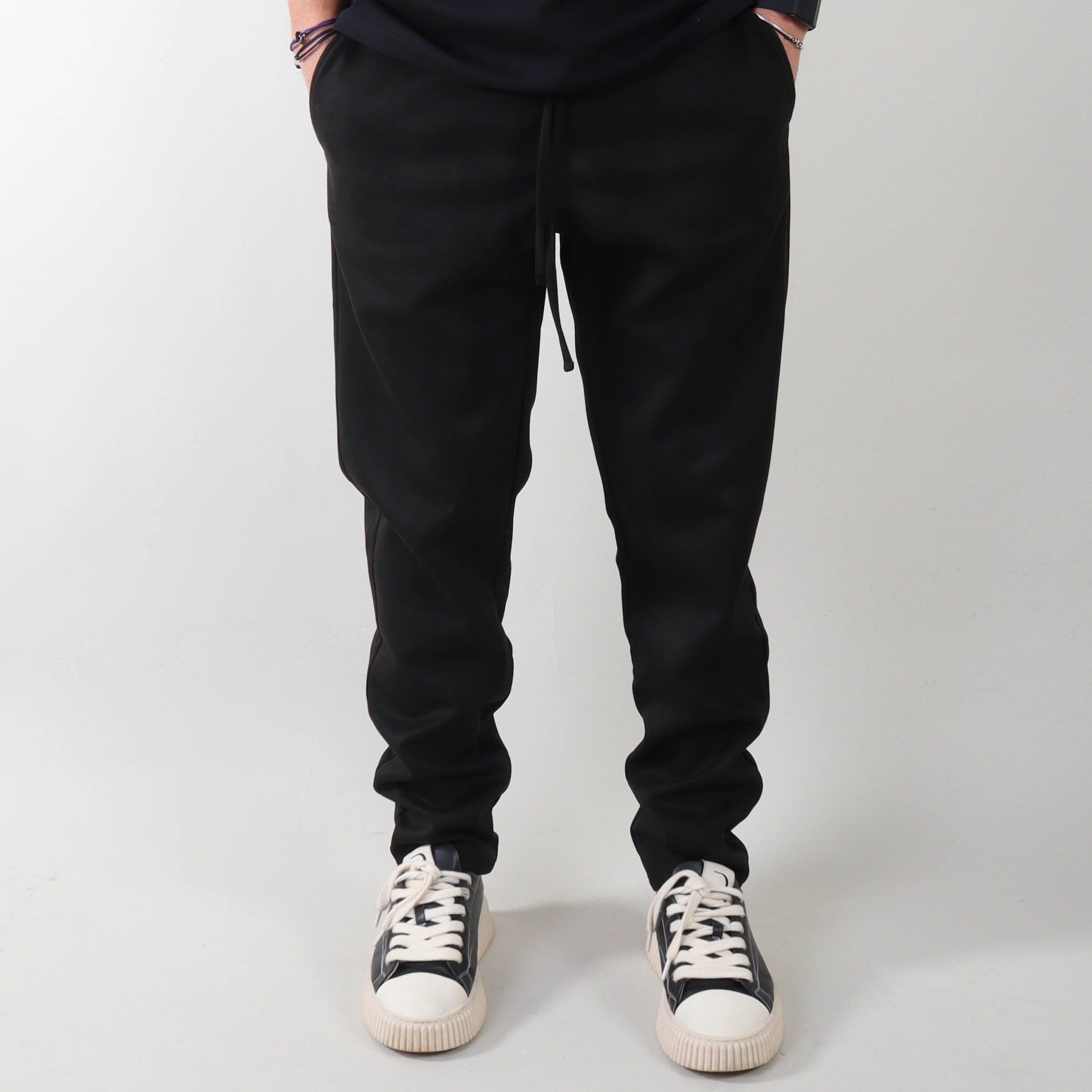 PRJCT Punto Pants suede black
