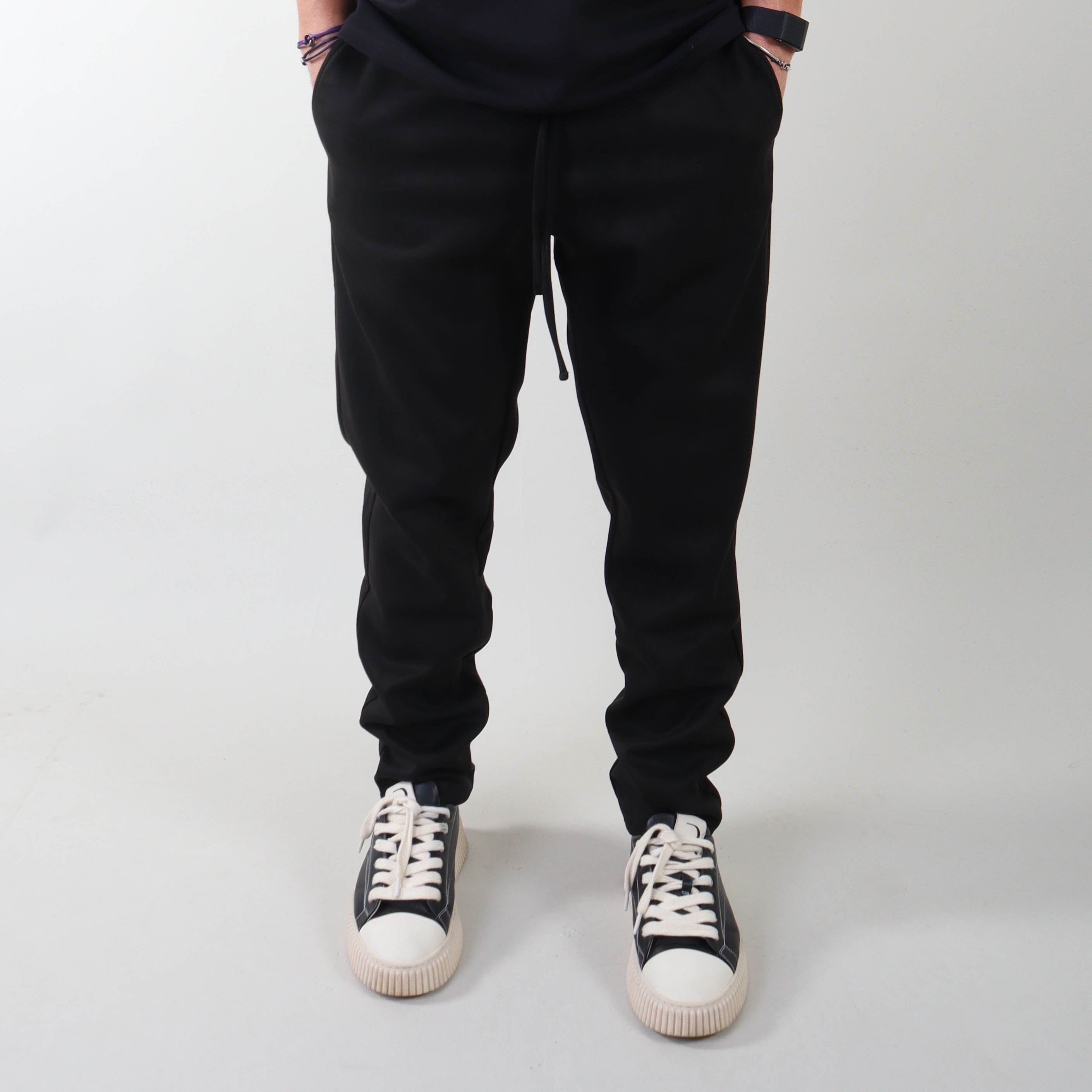 PRJCT Punto Pants suede black
