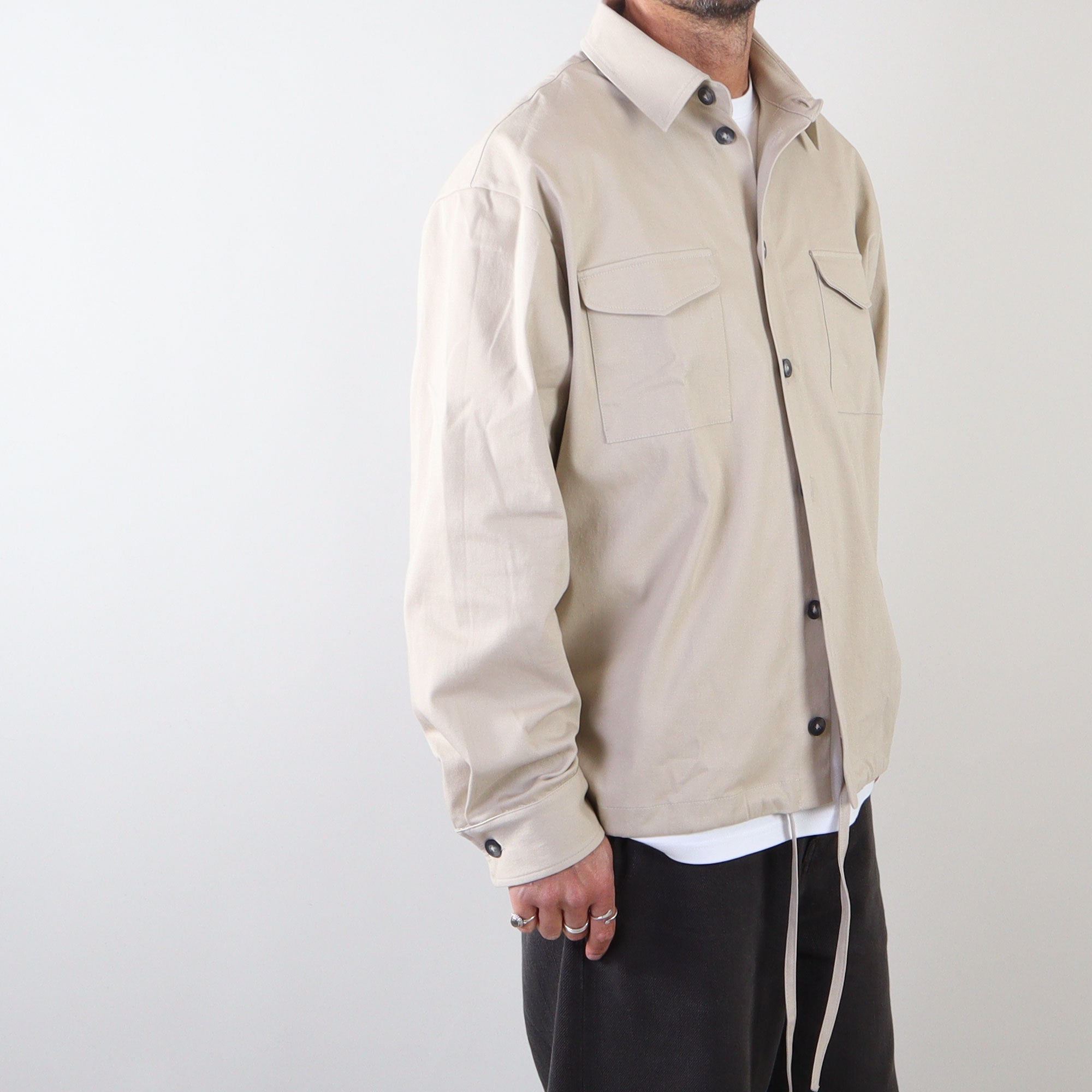 PRJCT heavy cotton jacket beige