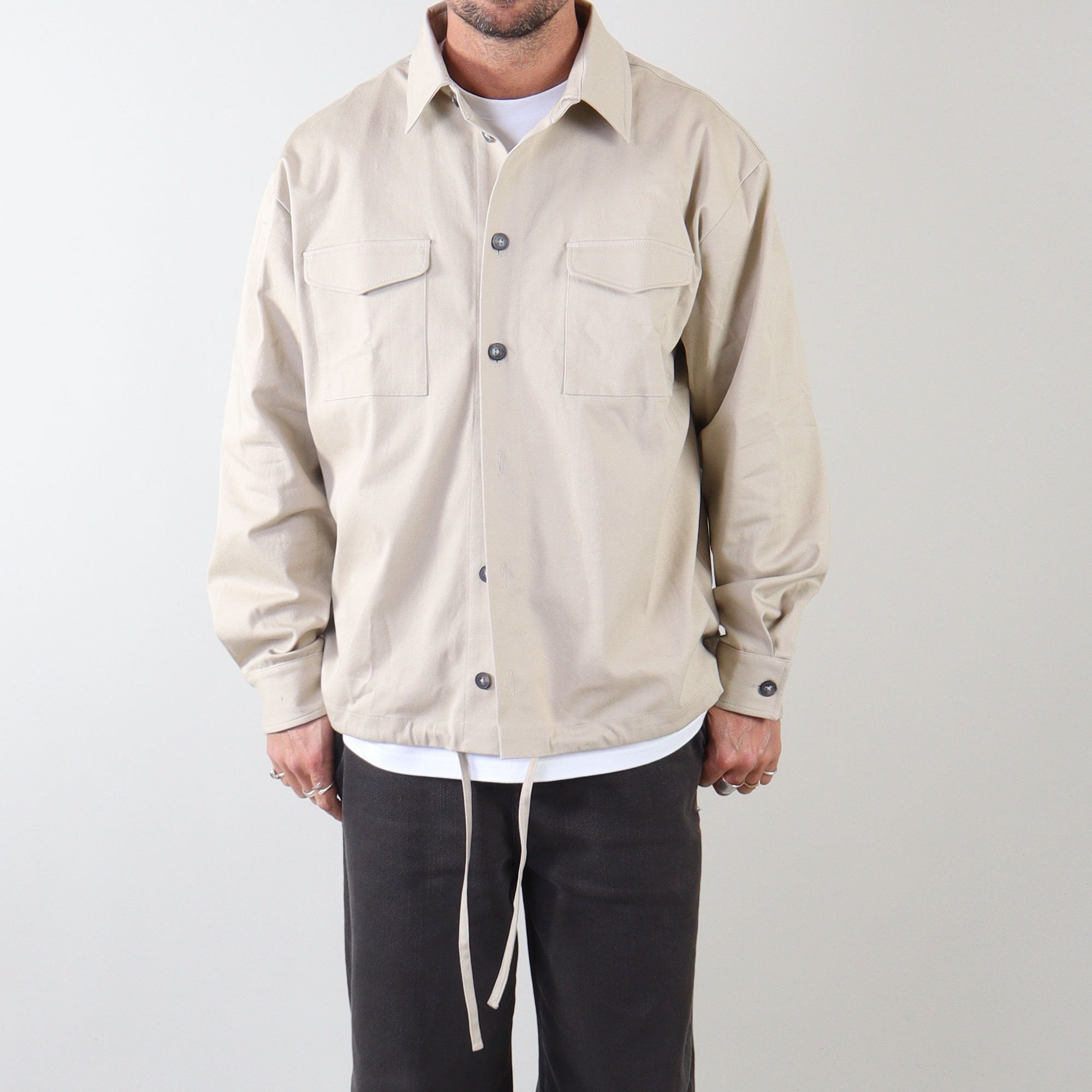 PRJCT heavy cotton jacket beige