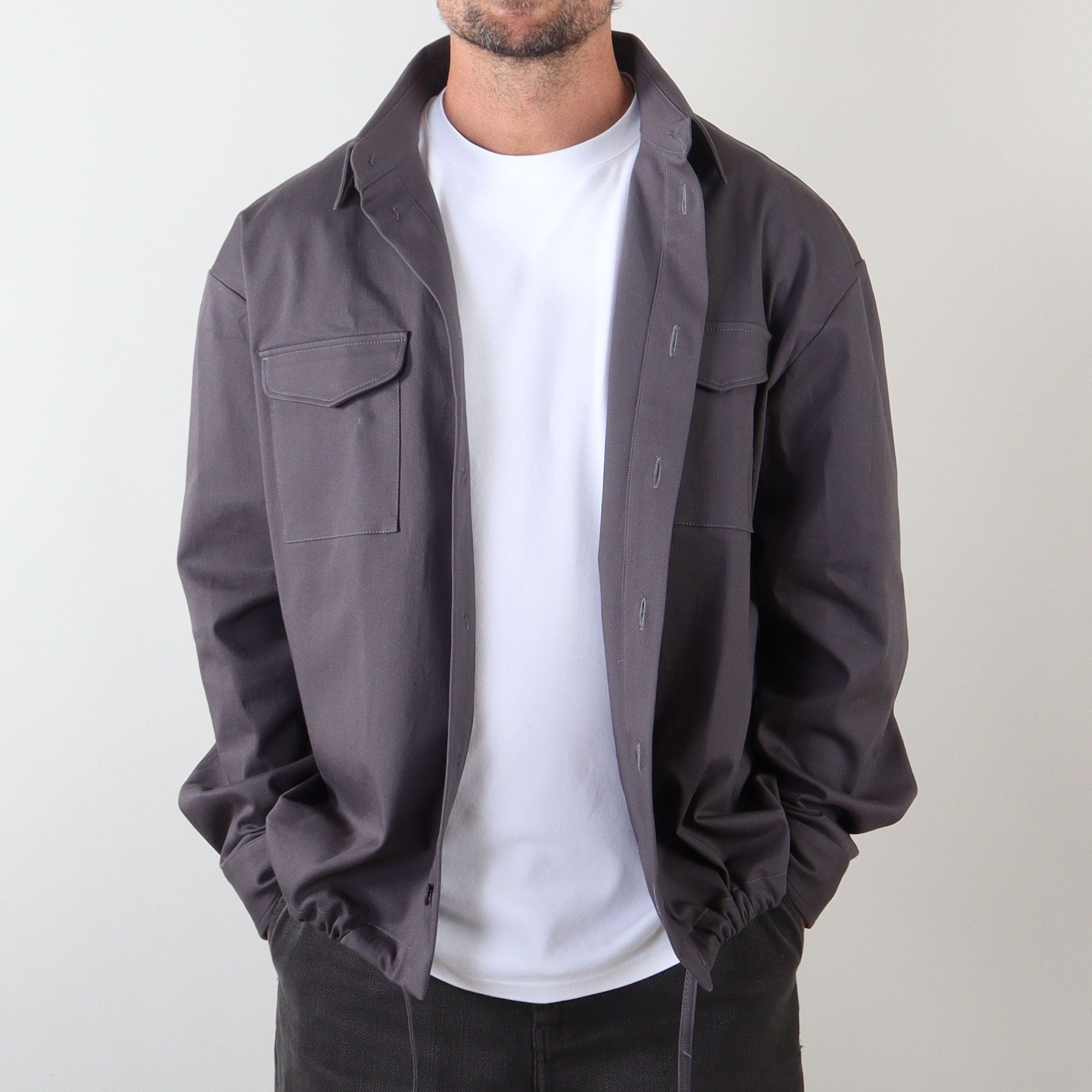 PRJCT heavy cotton jacket grey