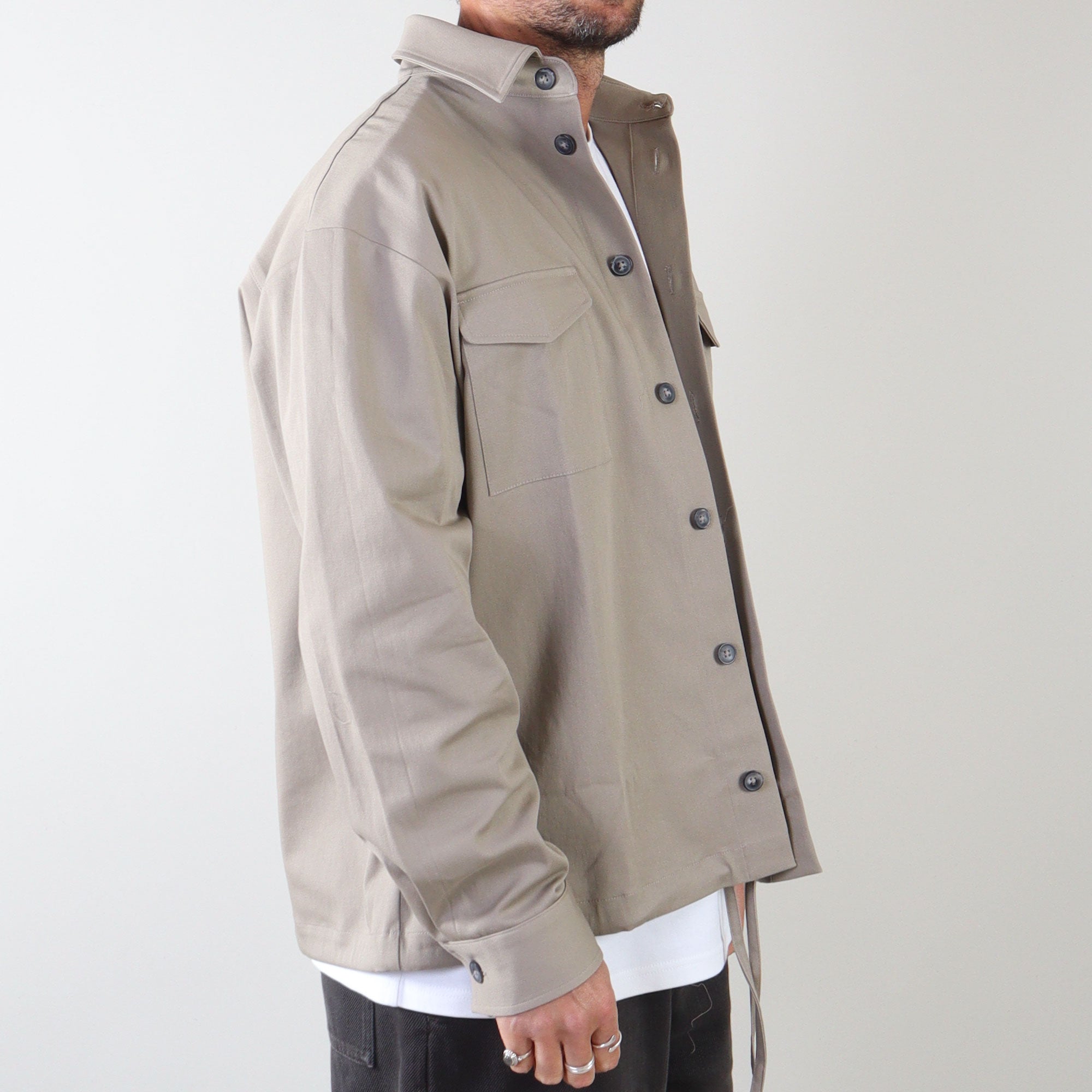 PRJCT heavy cotton jacket sand