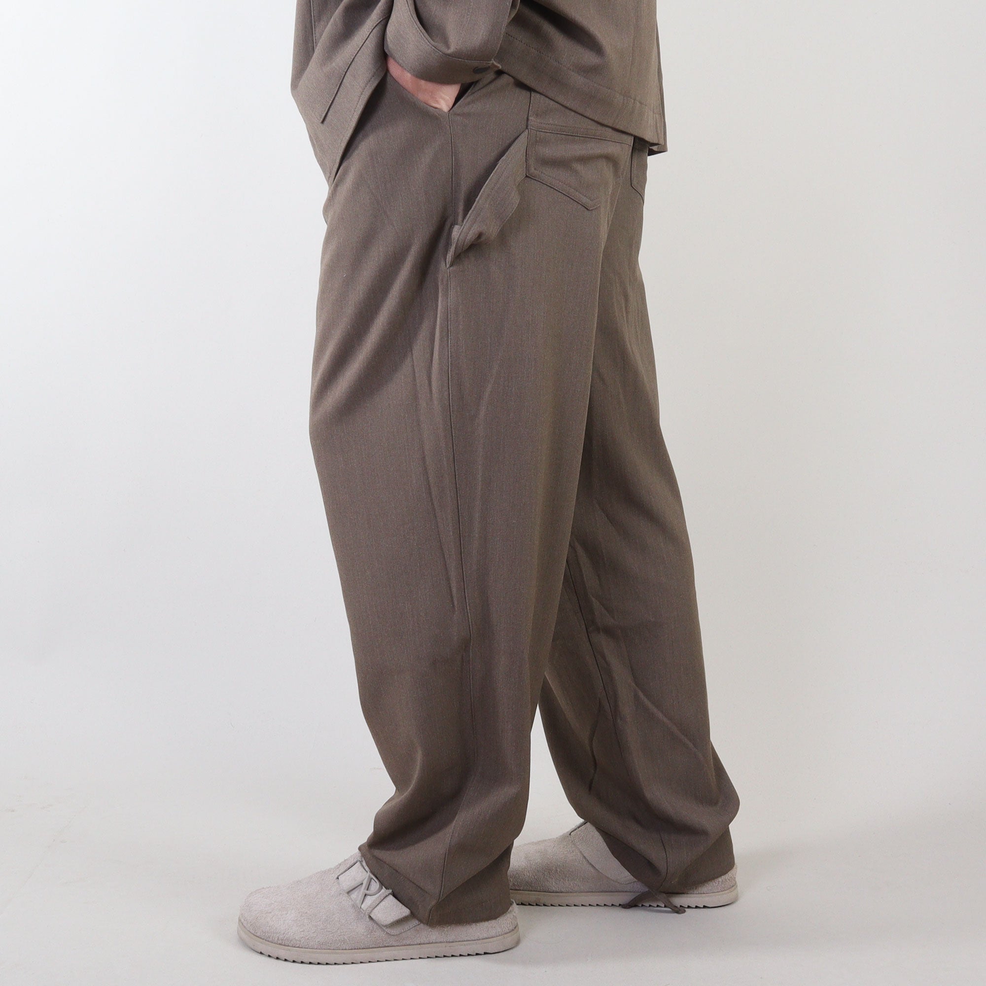 PRJCT heavy cotton pants brown