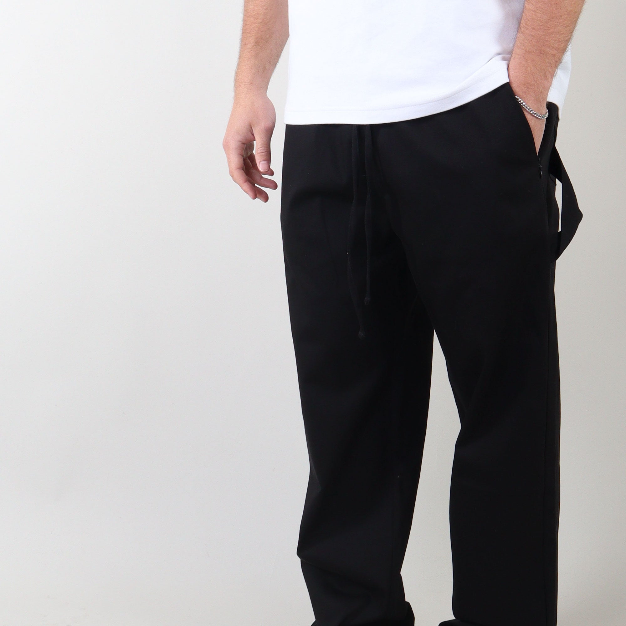 PRJCT heavy baggy pants black