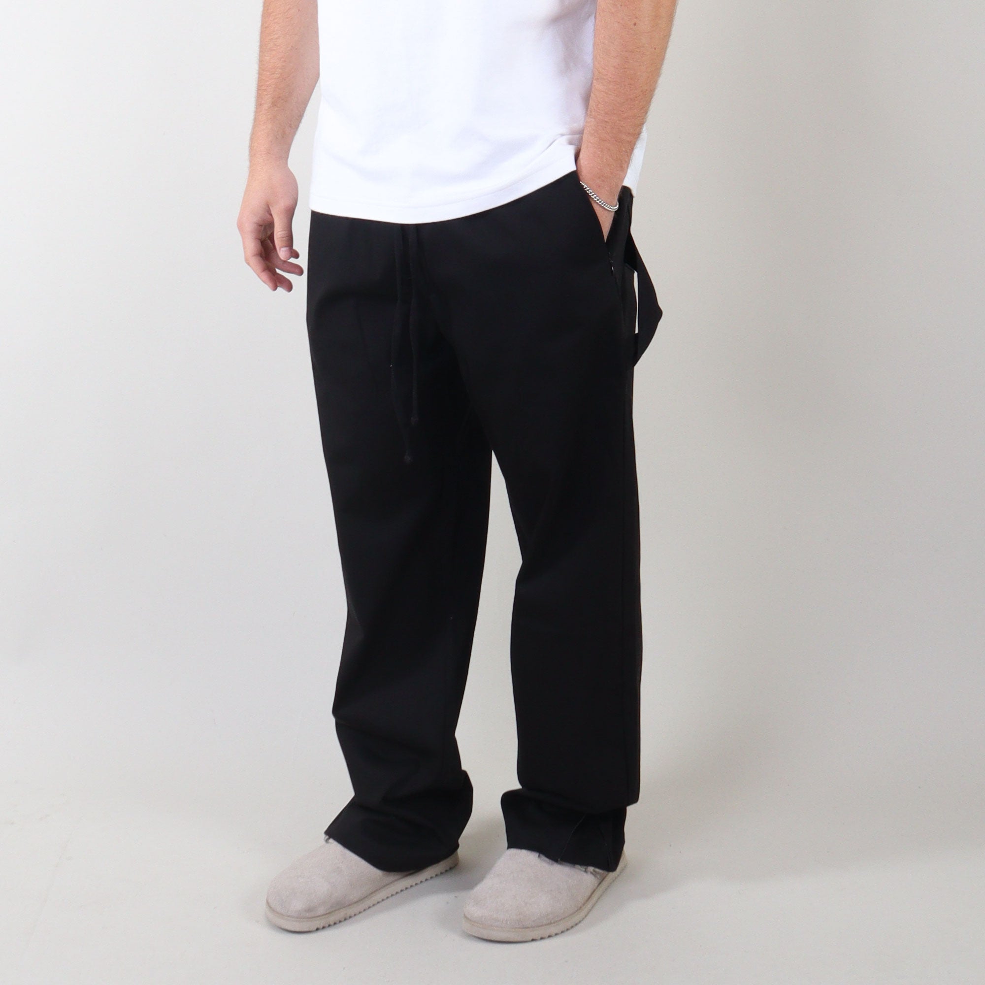 PRJCT heavy baggy pants black