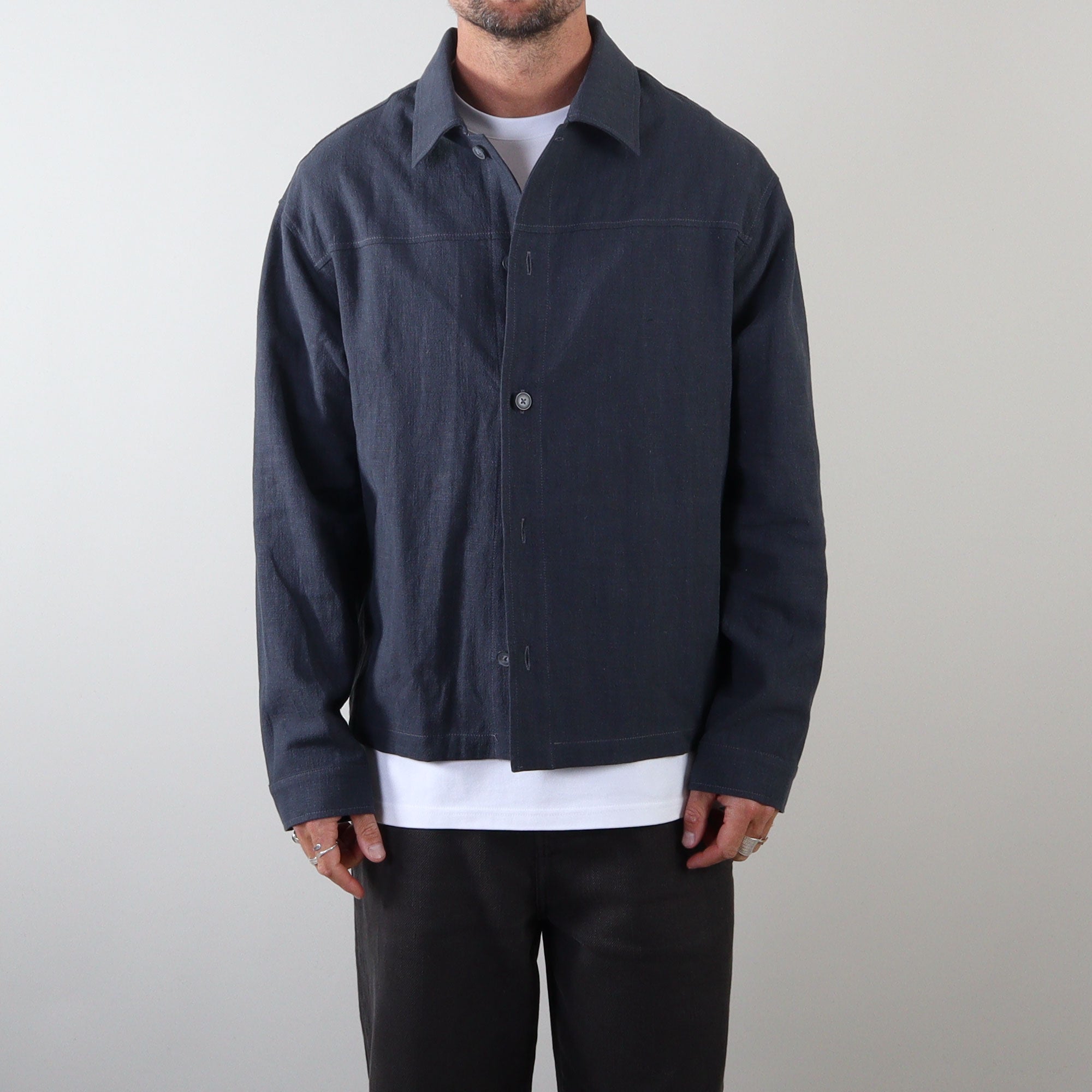 PRJCT lino jacket navy