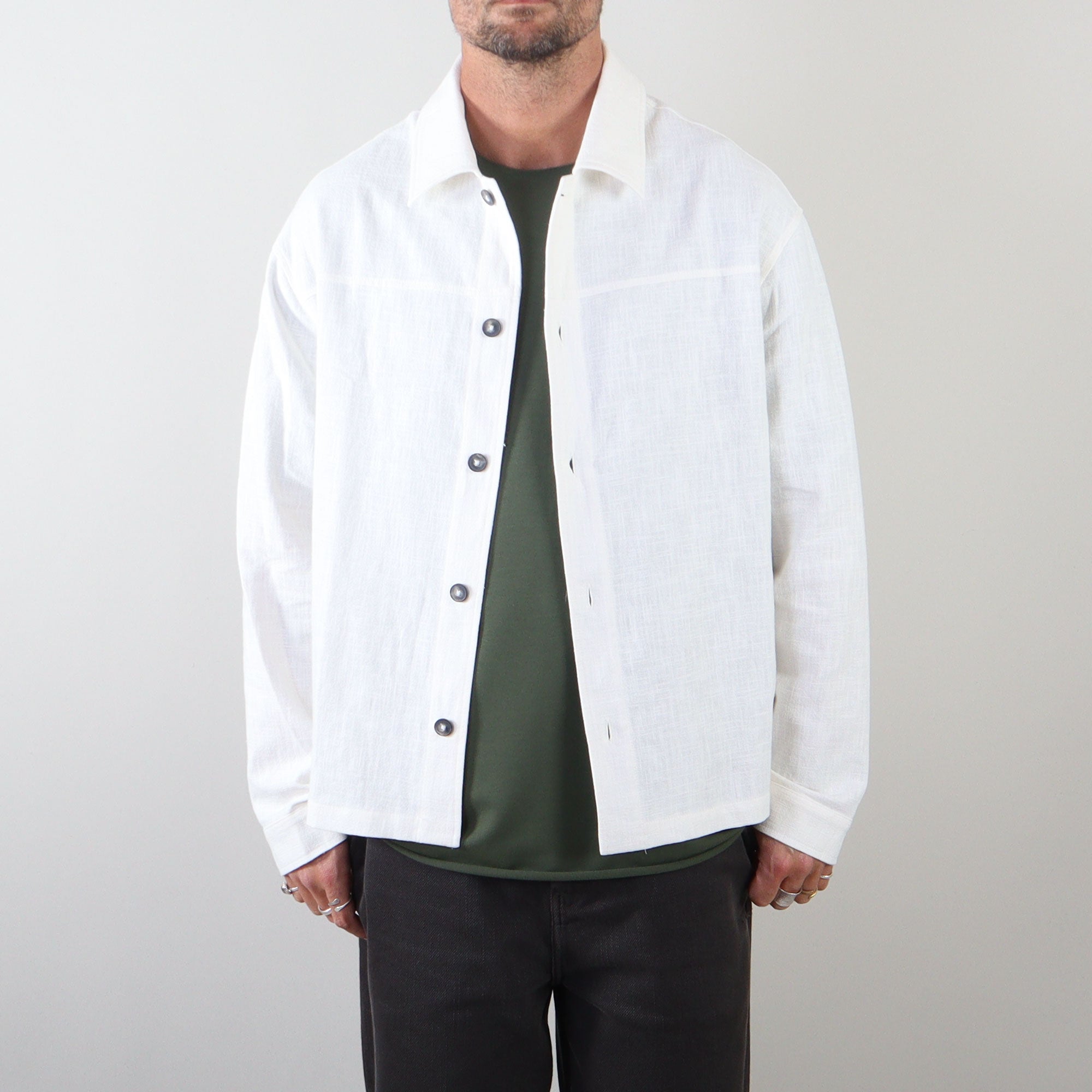 PRJCT lino jacket off white