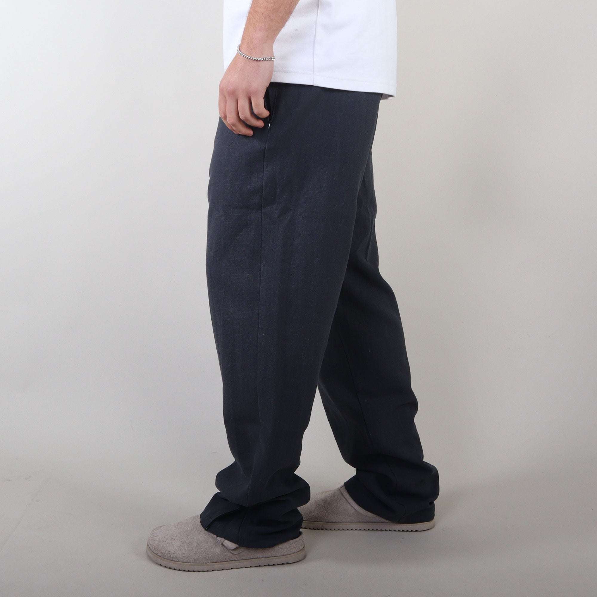 PRJCT pantalon lino navy