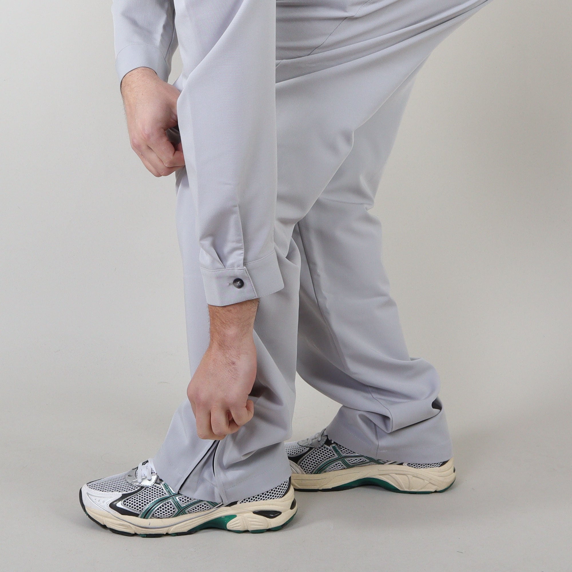 PRJCT zippy pants light grey