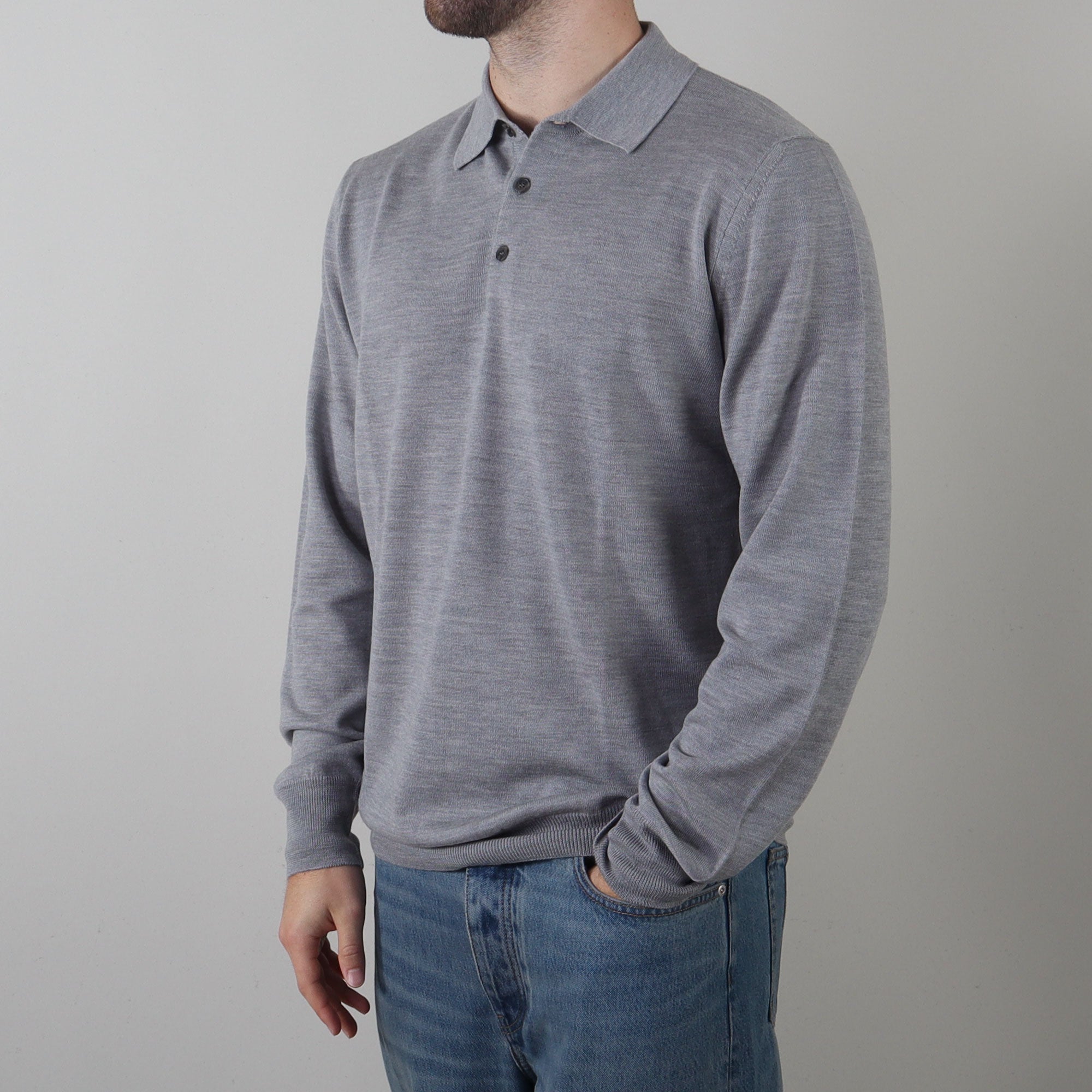 PRJCT Polo light grey