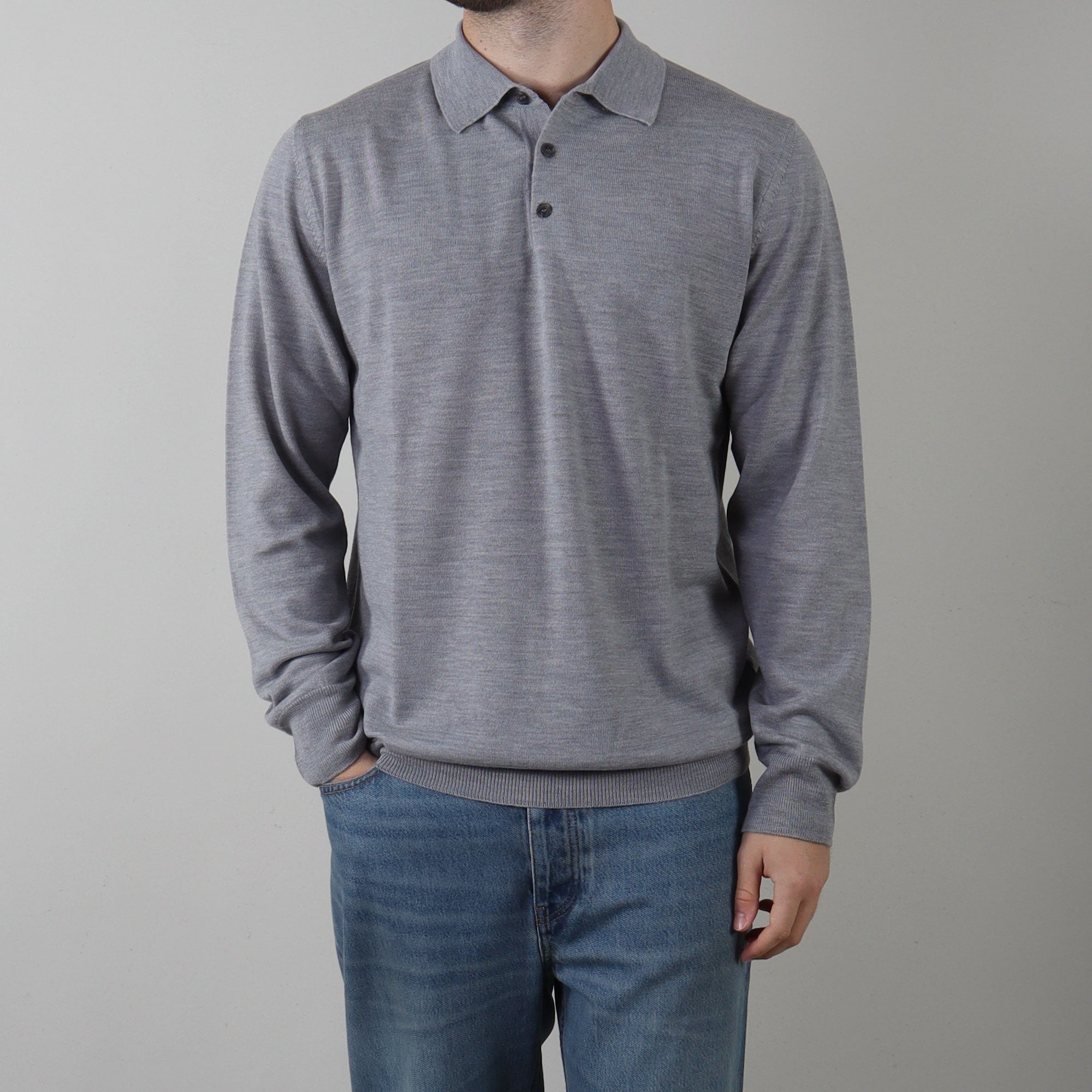 PRJCT Polo light grey