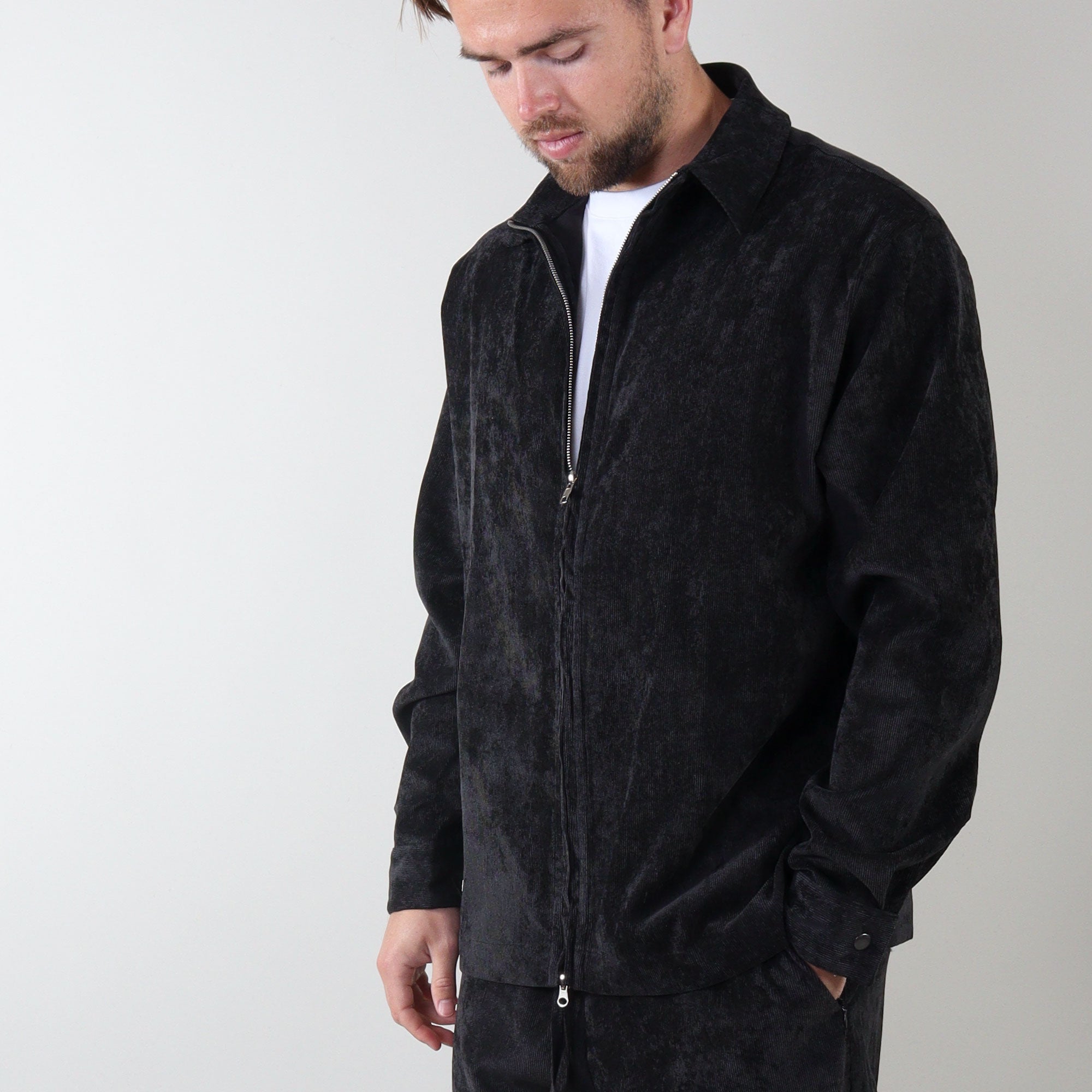 PRJCT Corduroy jacket black