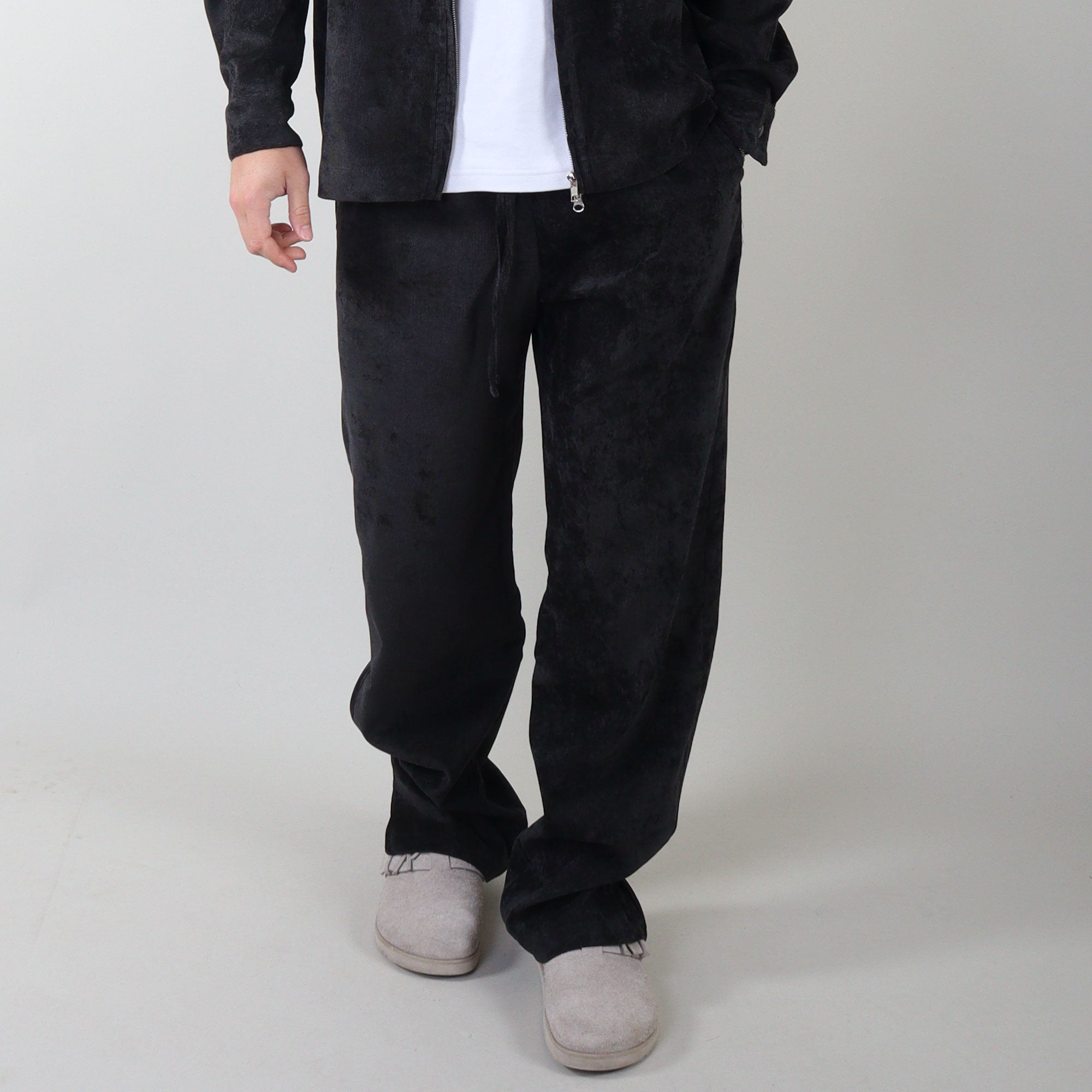 PRJCT rib pants black