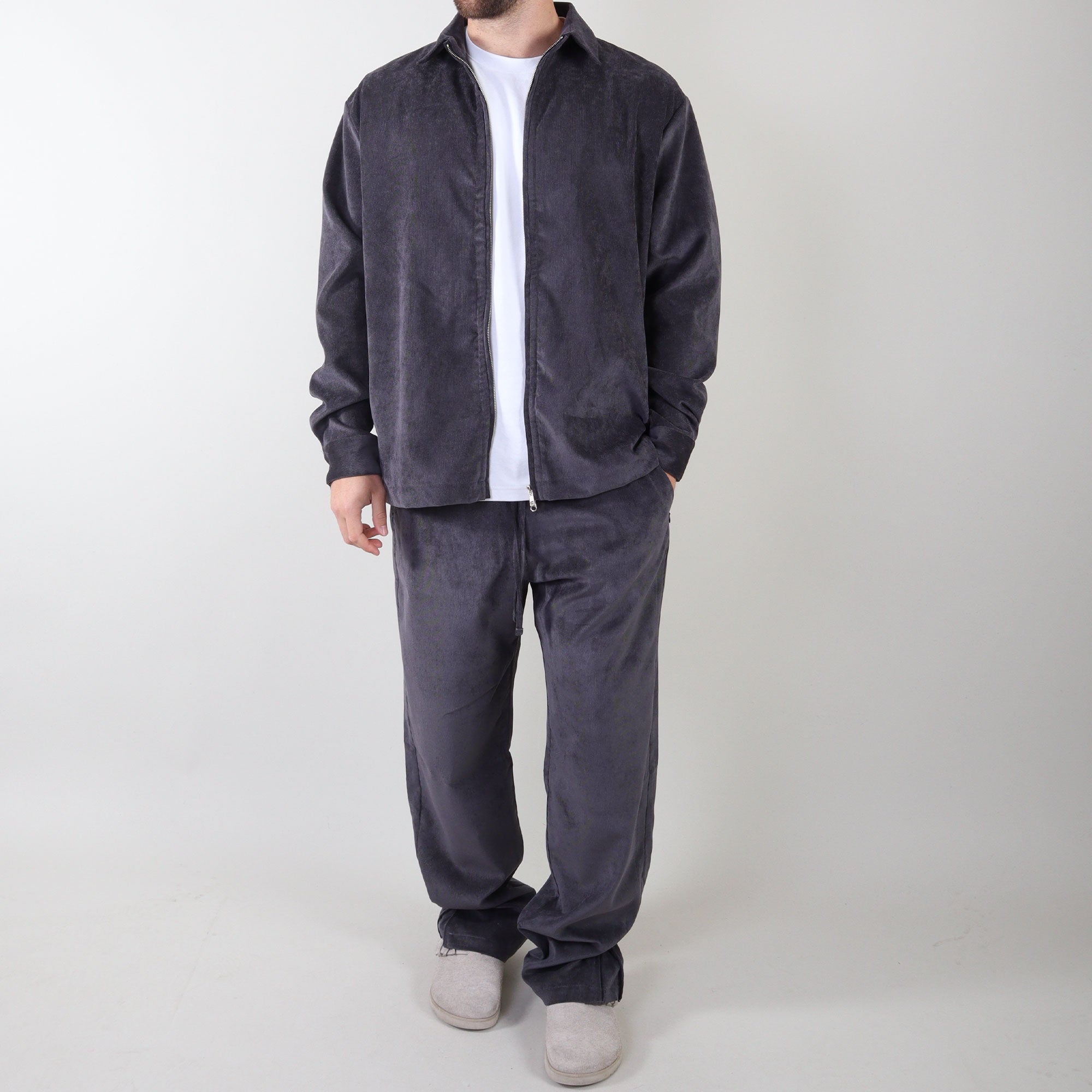 PRJCT Corduroy jacket grey