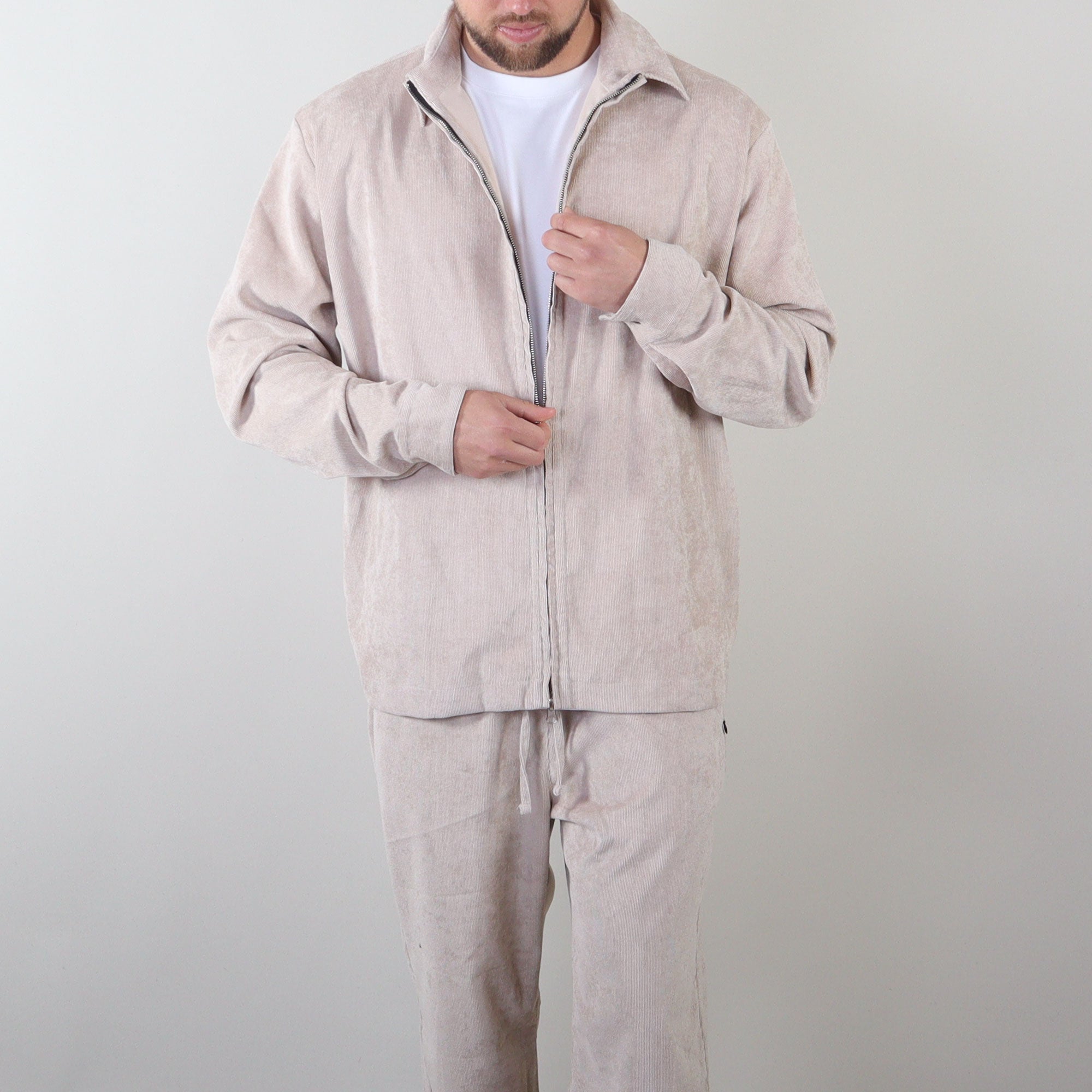 PRJCT Corduroy jacket beige