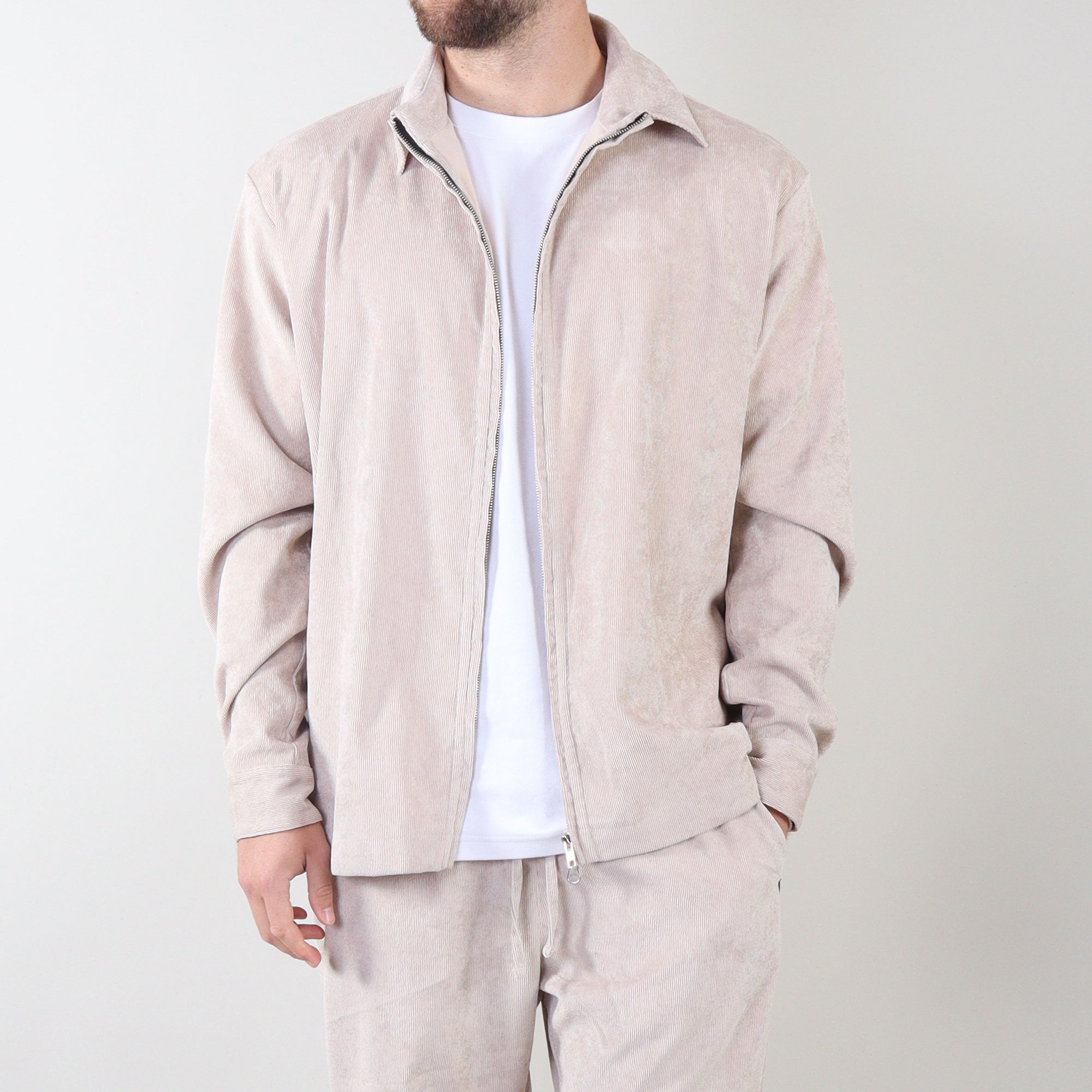 PRJCT Corduroy jacket beige