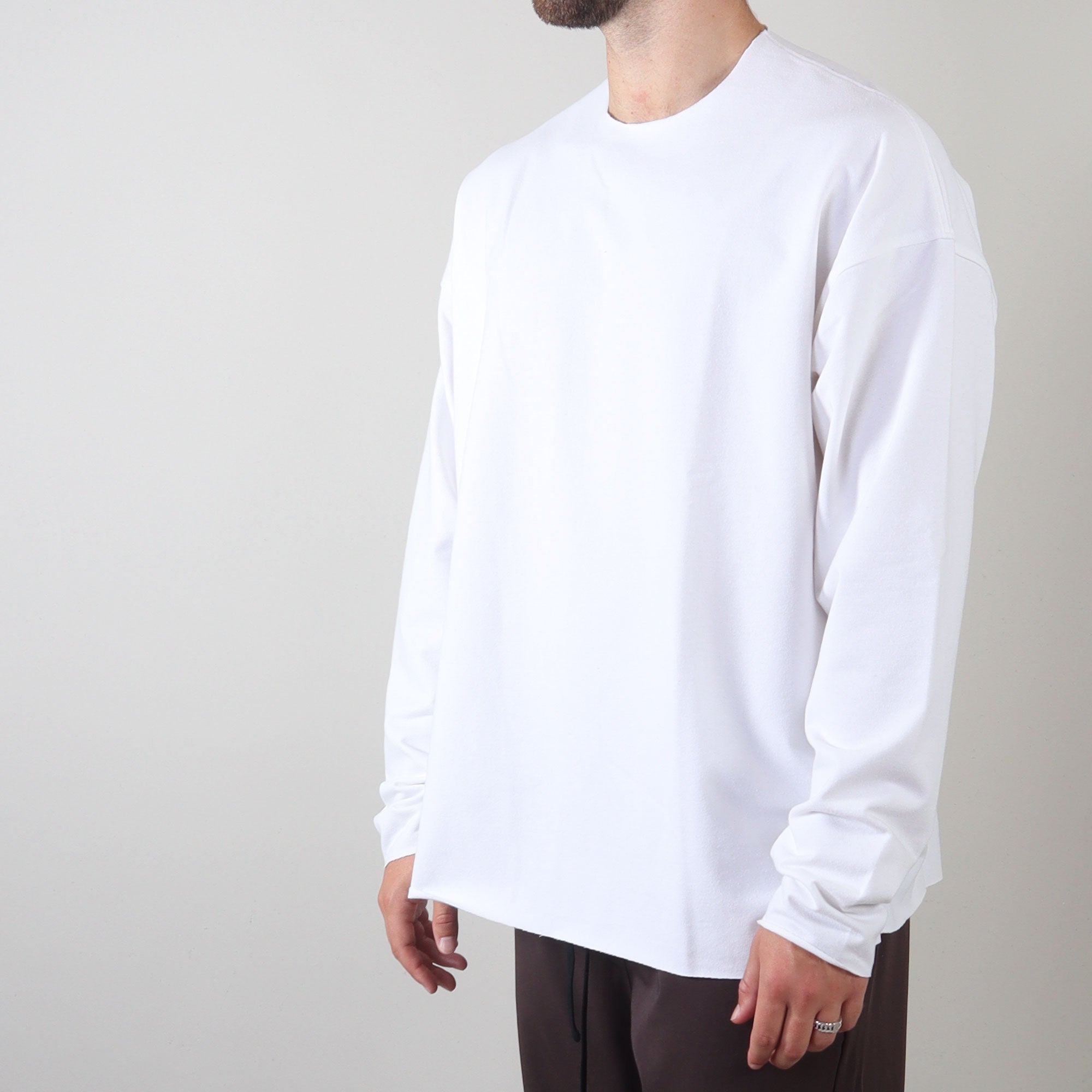PRJCT Turn long white