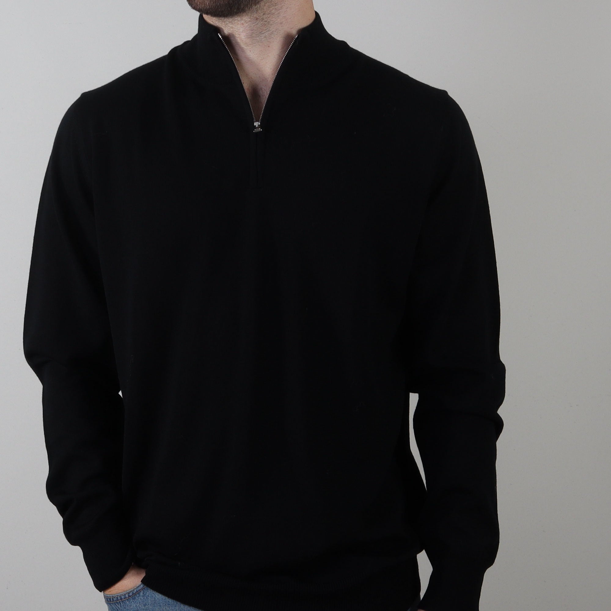 PRJCT merino zip black