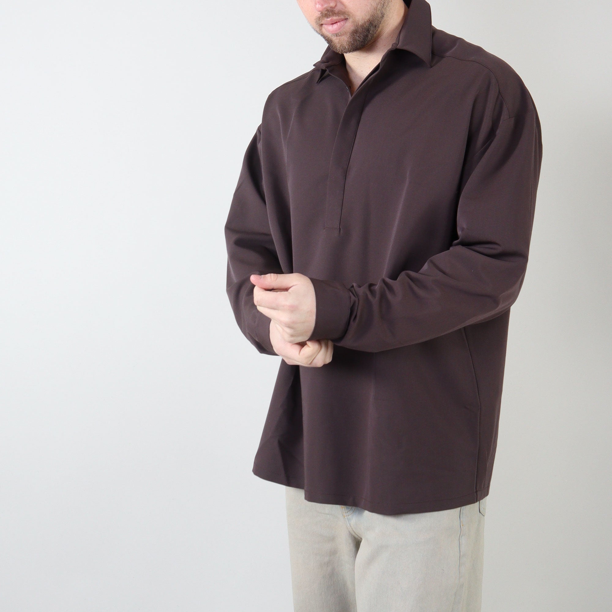 PRJCT zippy polo brown