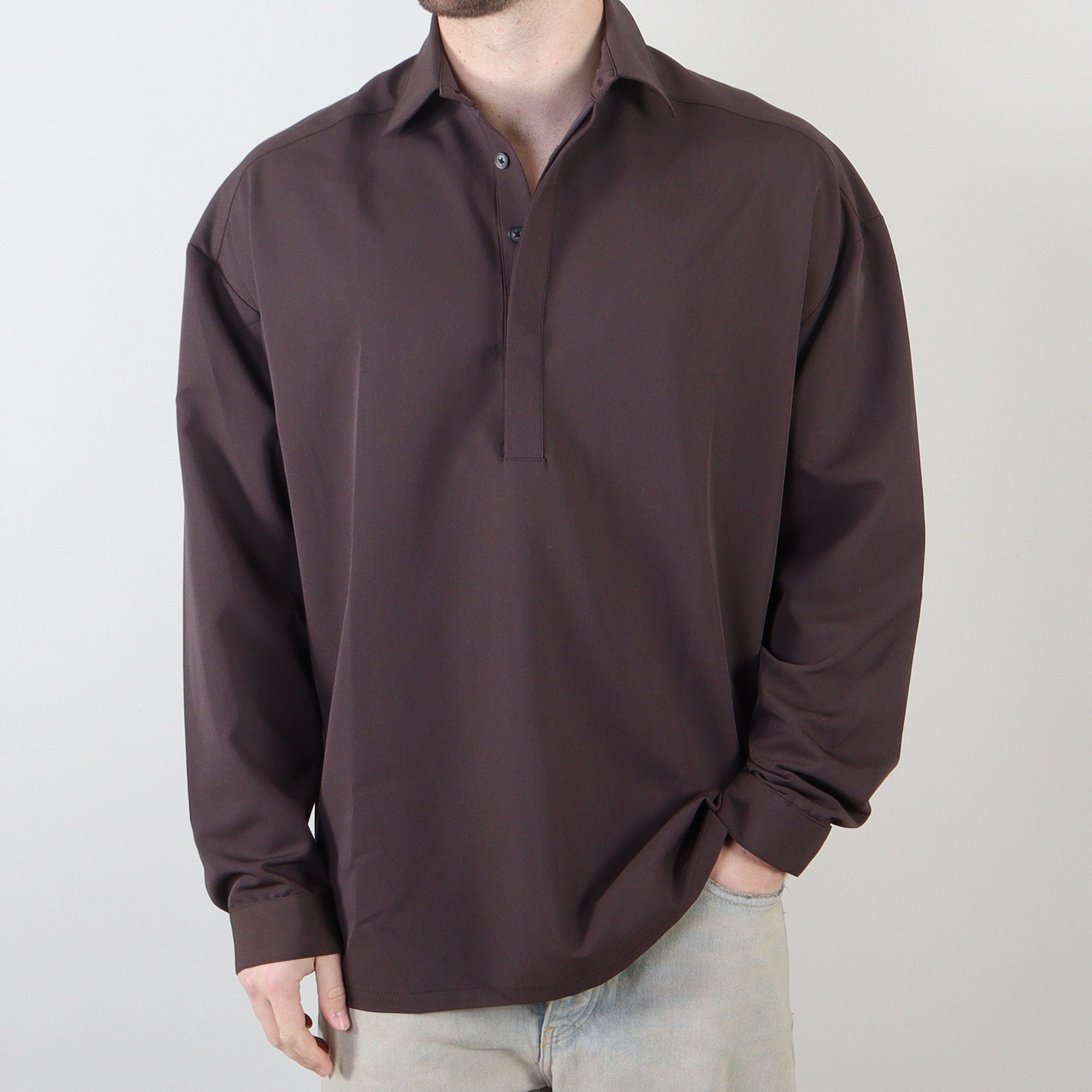 PRJCT zippy polo brown