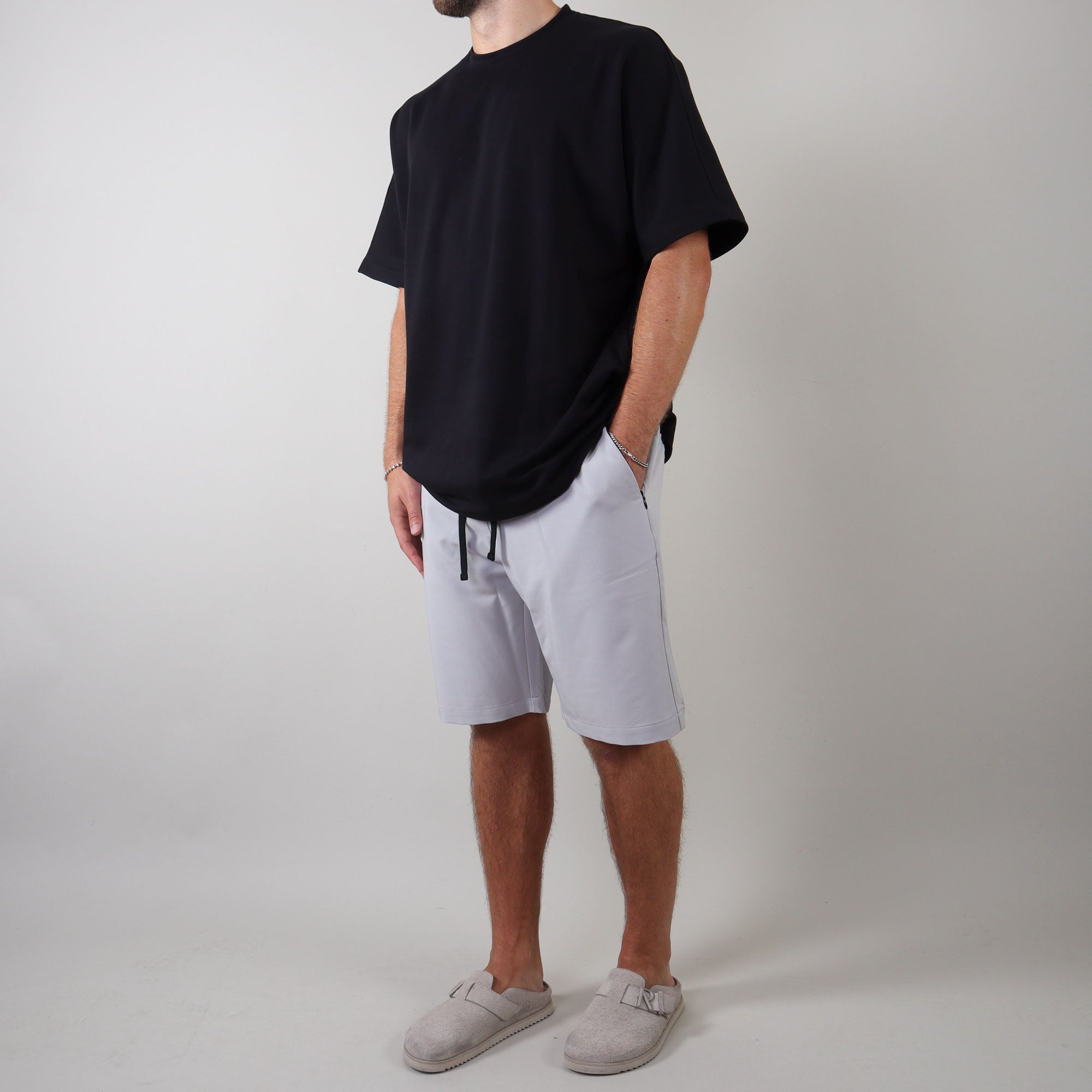 PRJCT zippy shorts grey