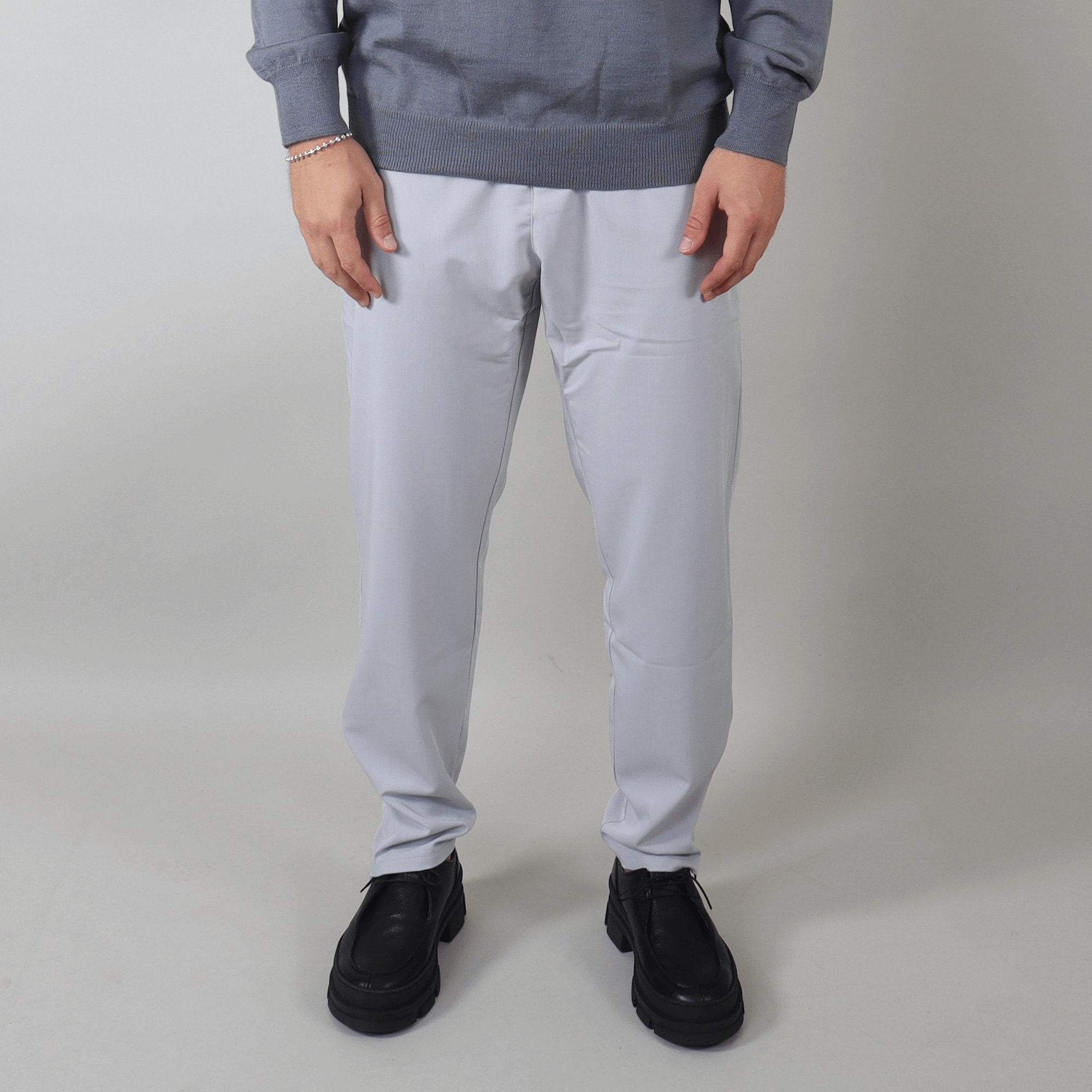 PRJCT zip pants pantalon light grey
