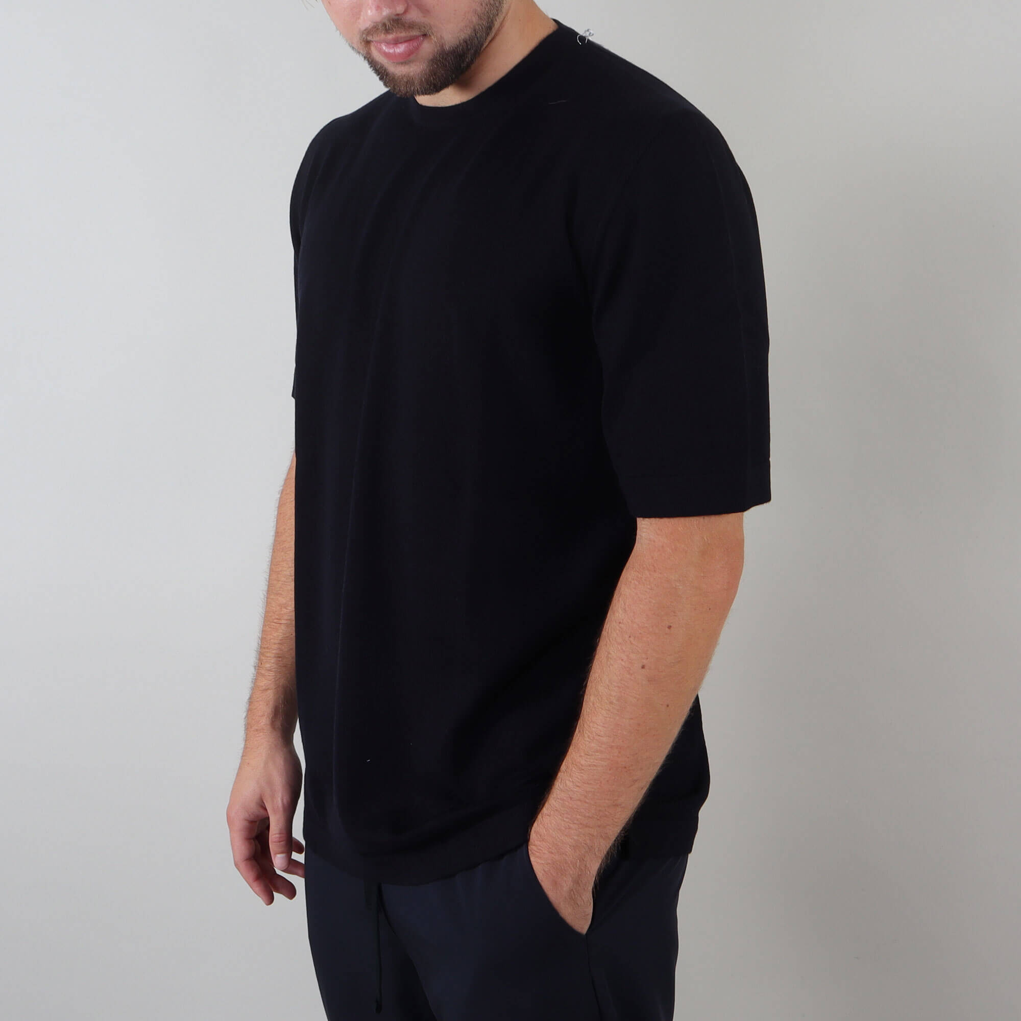 PRJCT Merino tee blue