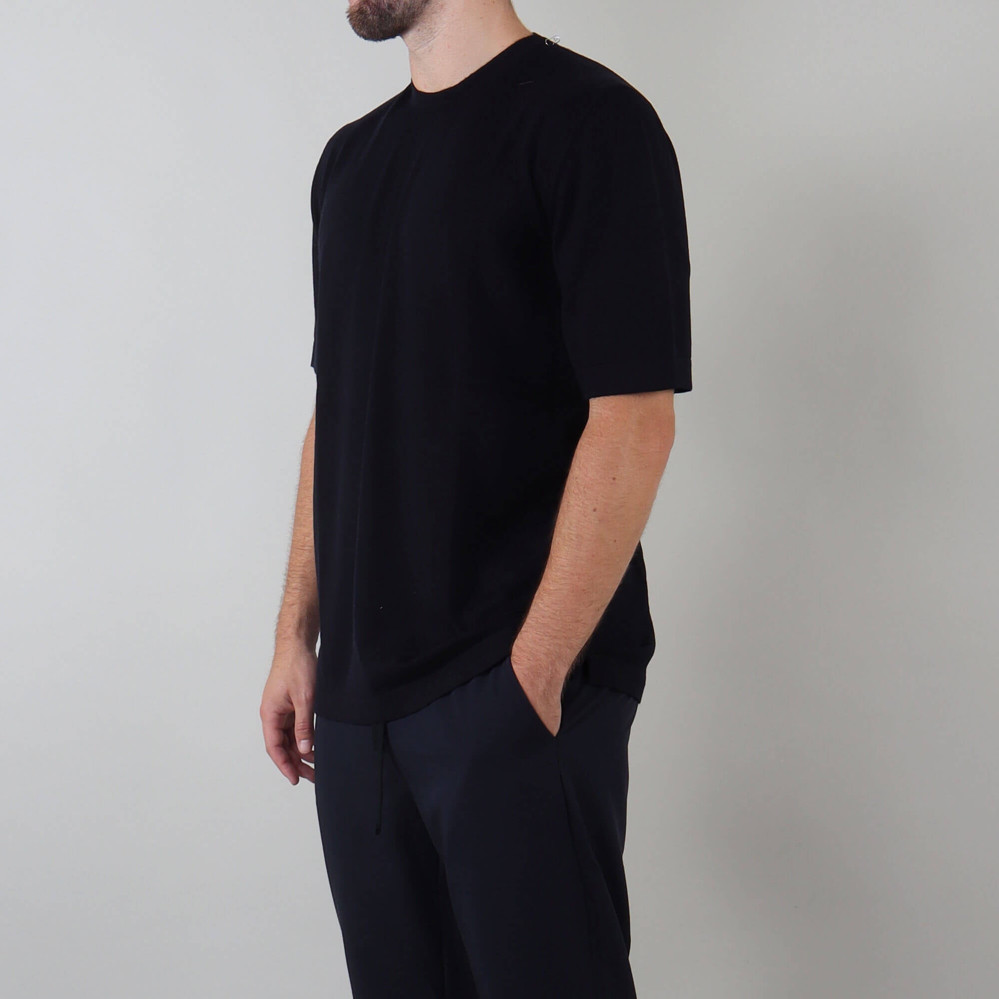 PRJCT Merino tee blue